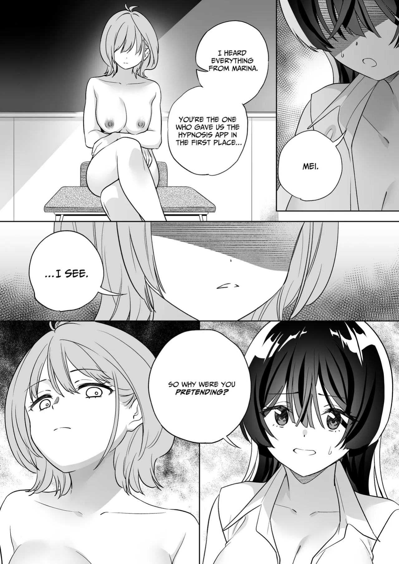 [Gutsutoma (Tachi)] Minna de Ecchi na Yurikatsu Appli ~Ee Kono Naka ni Kakattenai Ko ga Iru!?~ 3 Zenpen | A Sexy Yuri App 3 ~What?! One Of You Isn't Mesmerized!?~ Part 1 [IXIA WORKS]