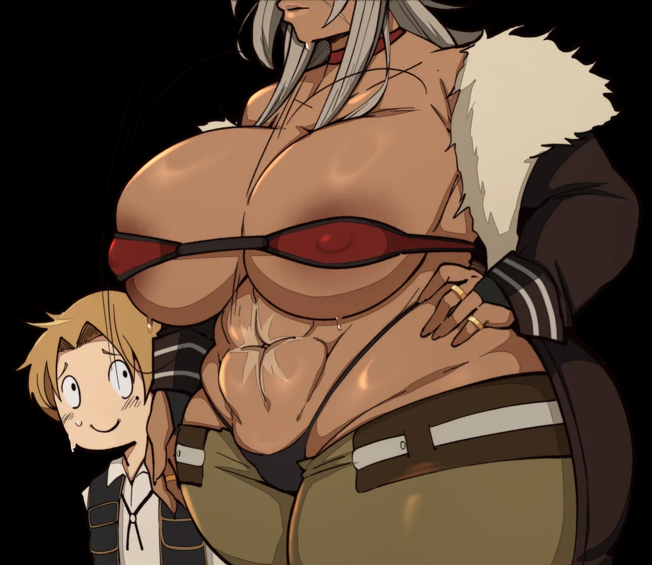 [Bittercream] Ghislaine Dedoldia Tavern Visit [Uncensored] (Mushoku Tensei)