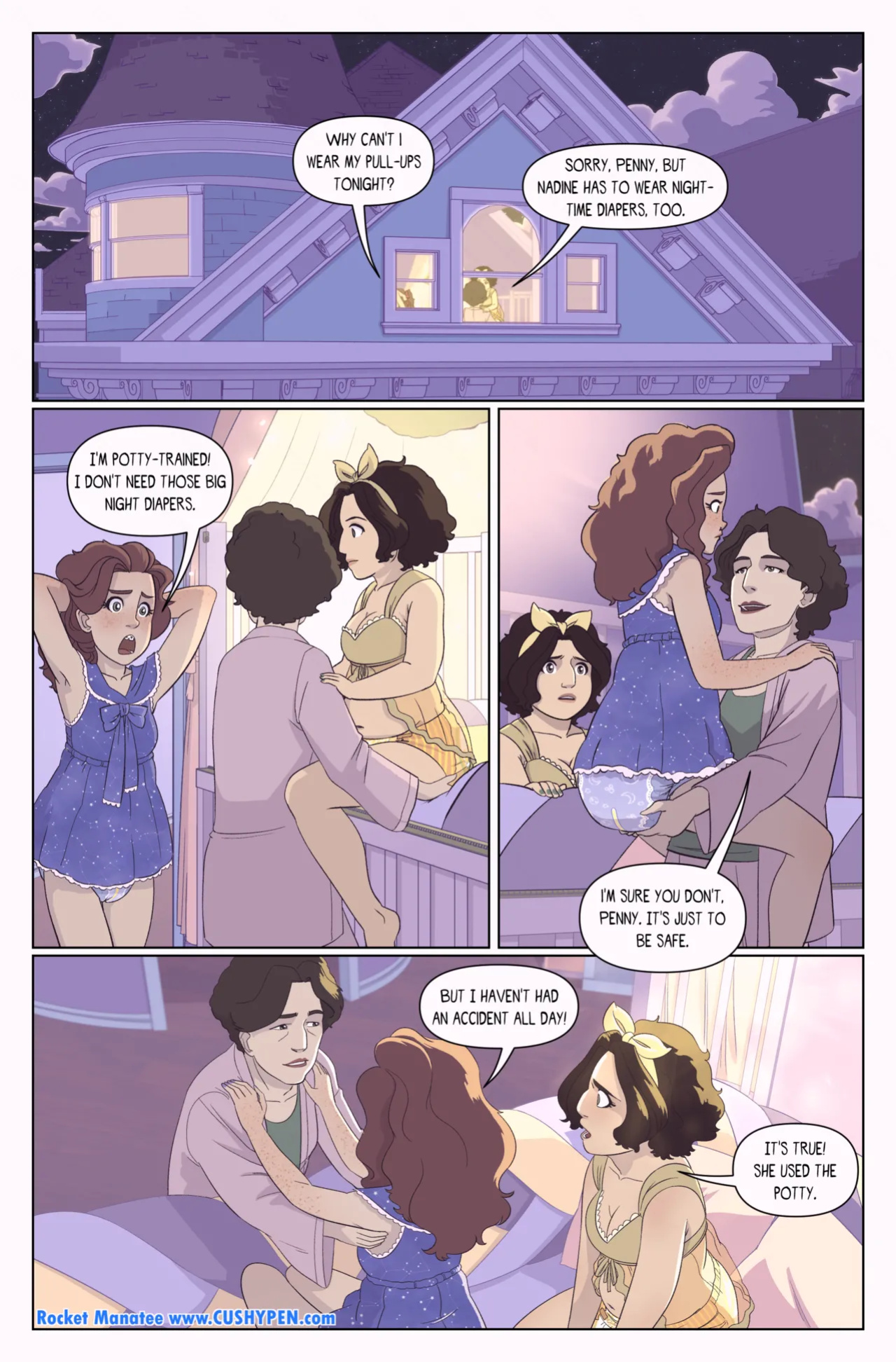 RocketManatee - Penny and Nadine - INCOMPLETE COMIC