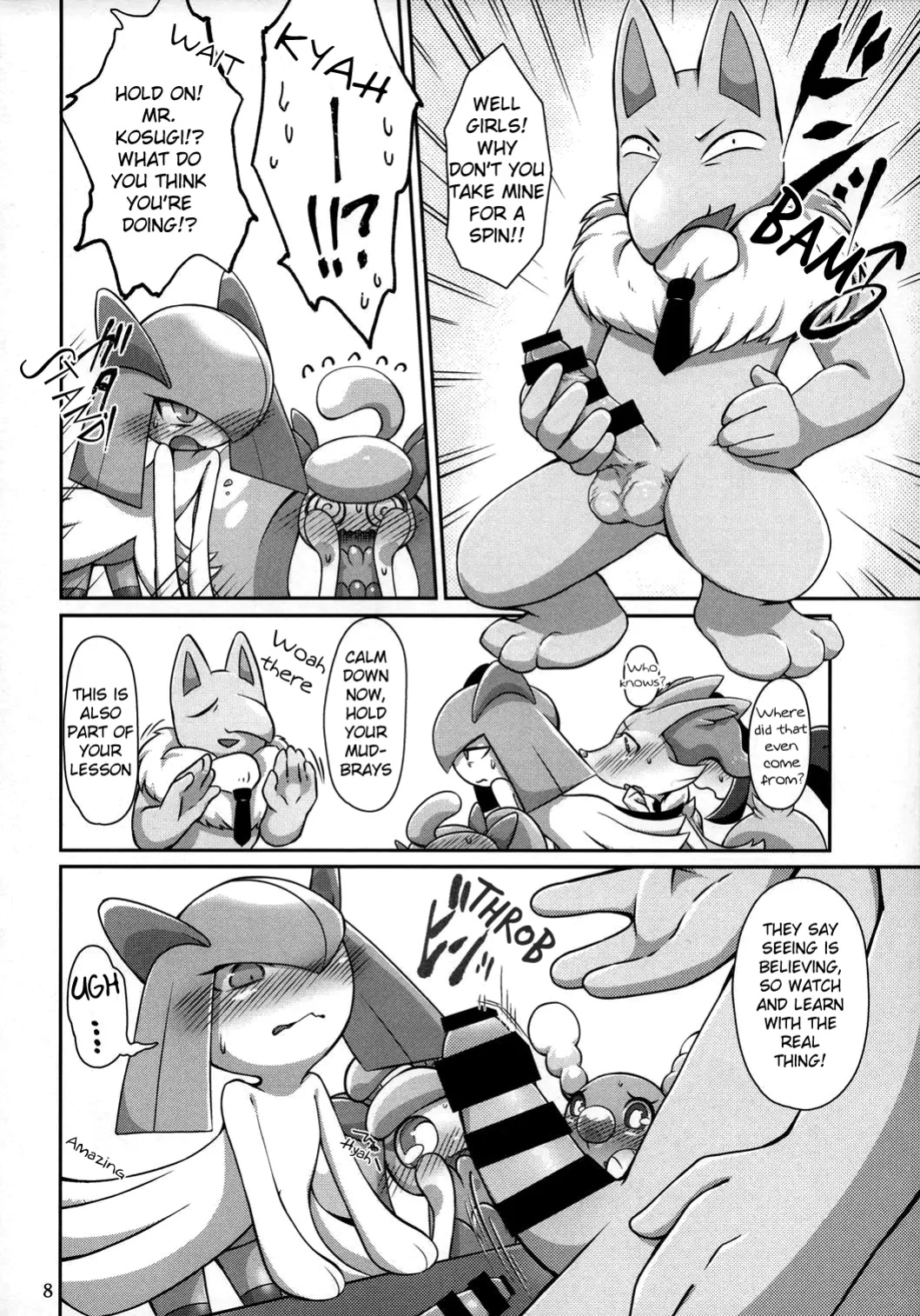 (Kemoket 7) [Harugumo. (Negoya)] TC Girls Makura Hajimemashita | TC Girls Begins their Nightlife (Pokémon) [Benjiboyo]