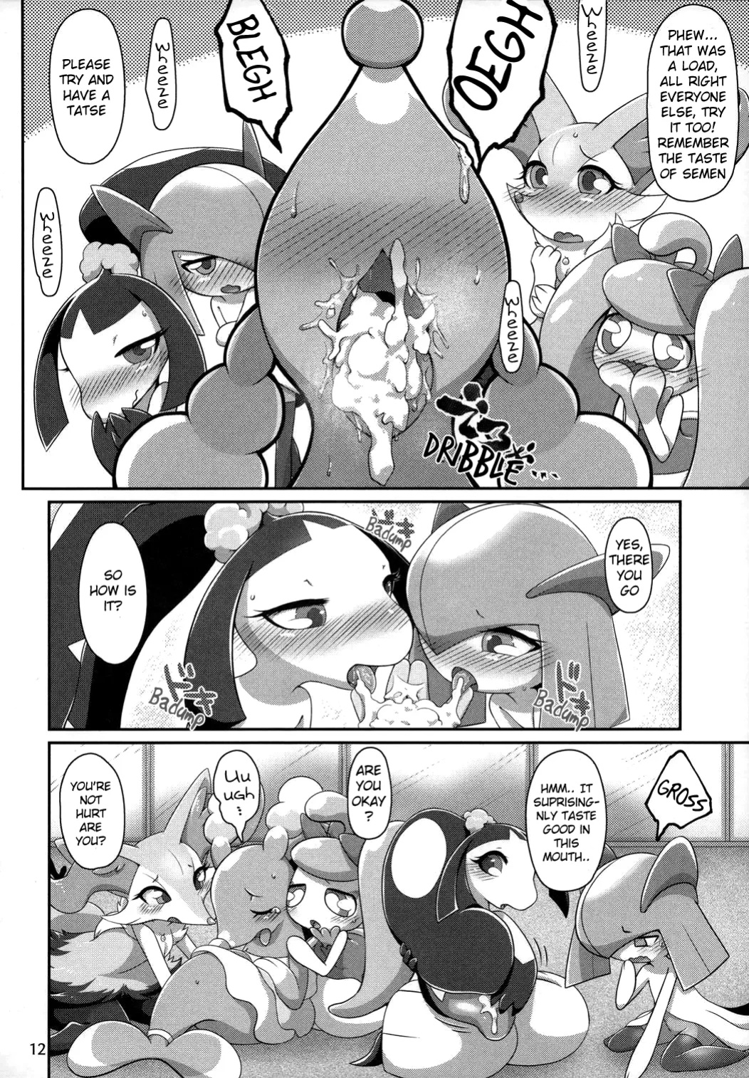 (Kemoket 7) [Harugumo. (Negoya)] TC Girls Makura Hajimemashita | TC Girls Begins their Nightlife (Pokémon) [Benjiboyo]