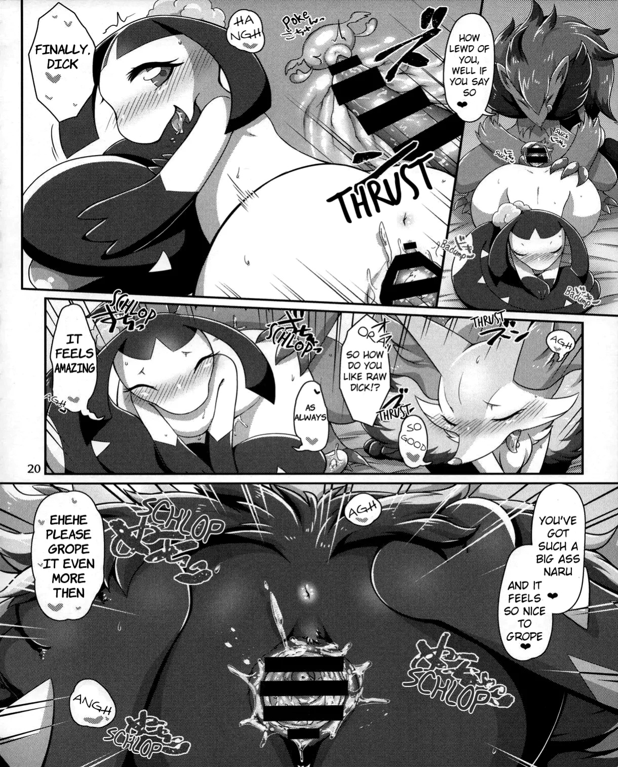 (Kemoket 7) [Harugumo. (Negoya)] TC Girls Makura Hajimemashita | TC Girls Begins their Nightlife (Pokémon) [Benjiboyo]