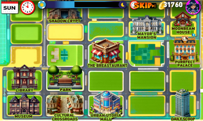 She Means Business game: Naughty Or Nice - Crystal
