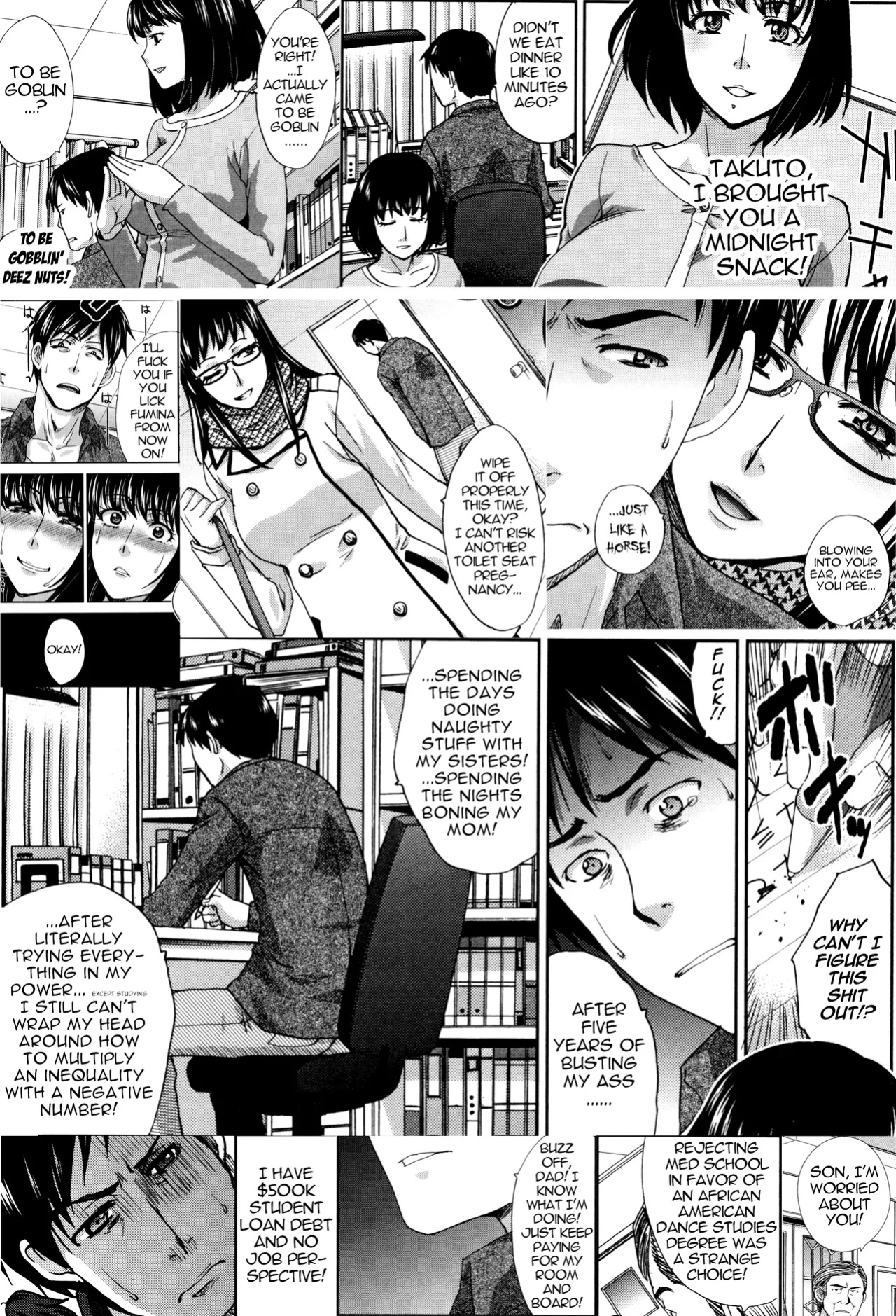 [Itaba Hiroshi] Houkai Kazoku | Dysfunctional Family Ch. 1 (Kazoku Soukanzu) [menospeaknihongo]