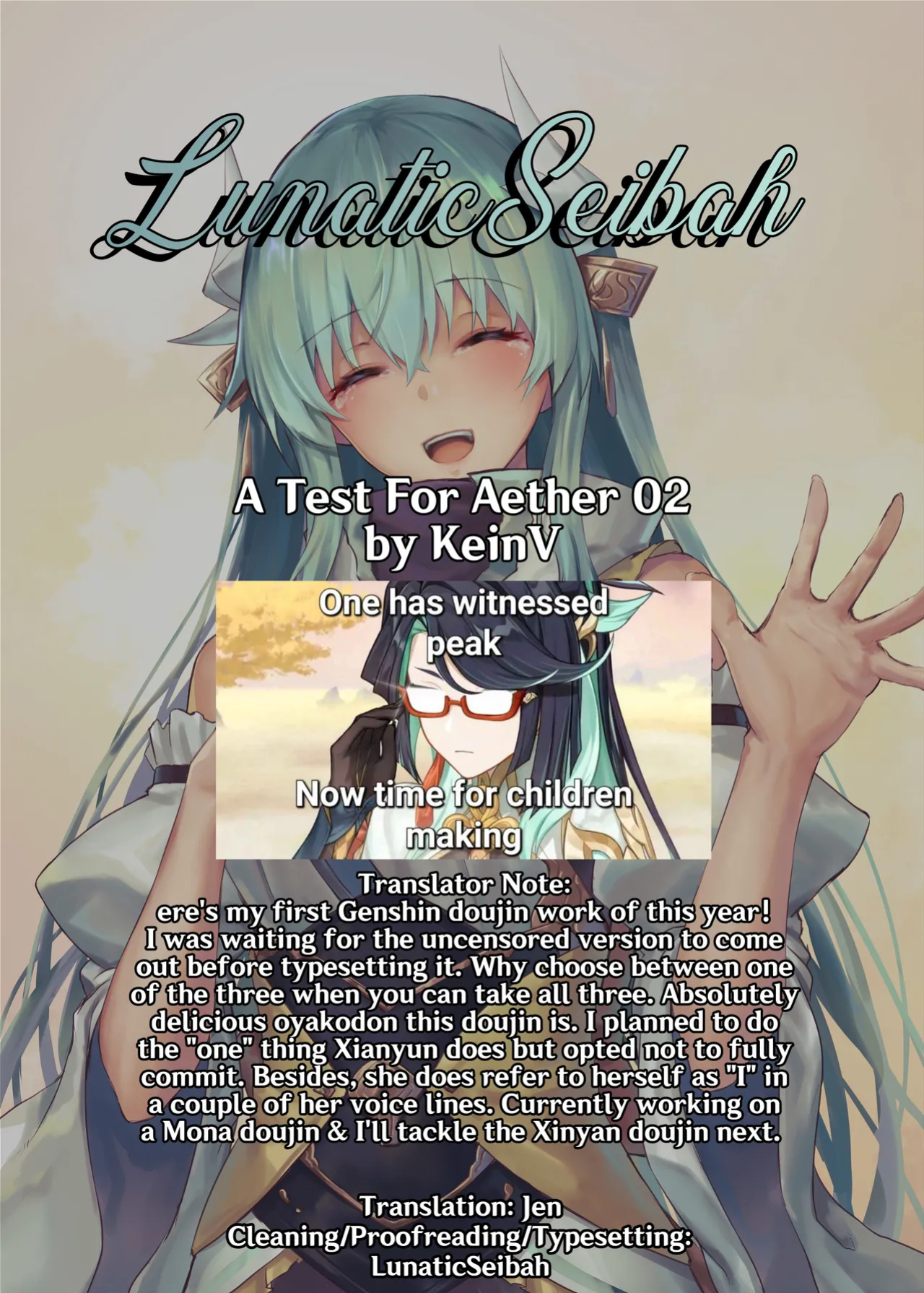 [KeinV] Sora no Shiren 2 | A Test For Aether 02 (Genshin Impact)(Genshin Impact) [LunaticSeibah]