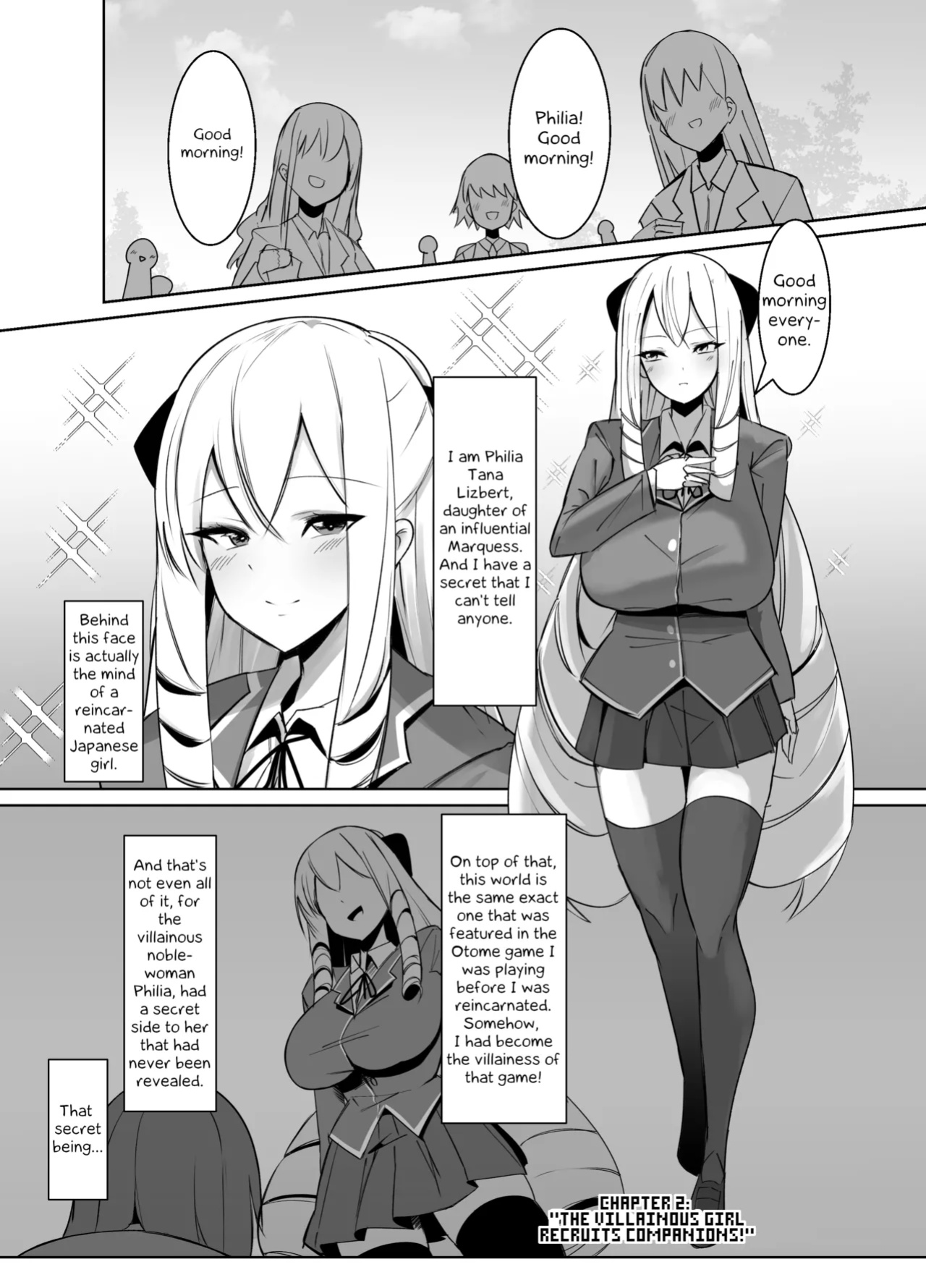 [COSCOteikoku (sella)] Otome Game no Akuyaku Reijou ni Tensei Shitara Ura Settei de Futanari deshita ~Ch. 2~ | I was reincarnated as a villainess in an otome Game who was a futanari in her backstory [Erelzen]