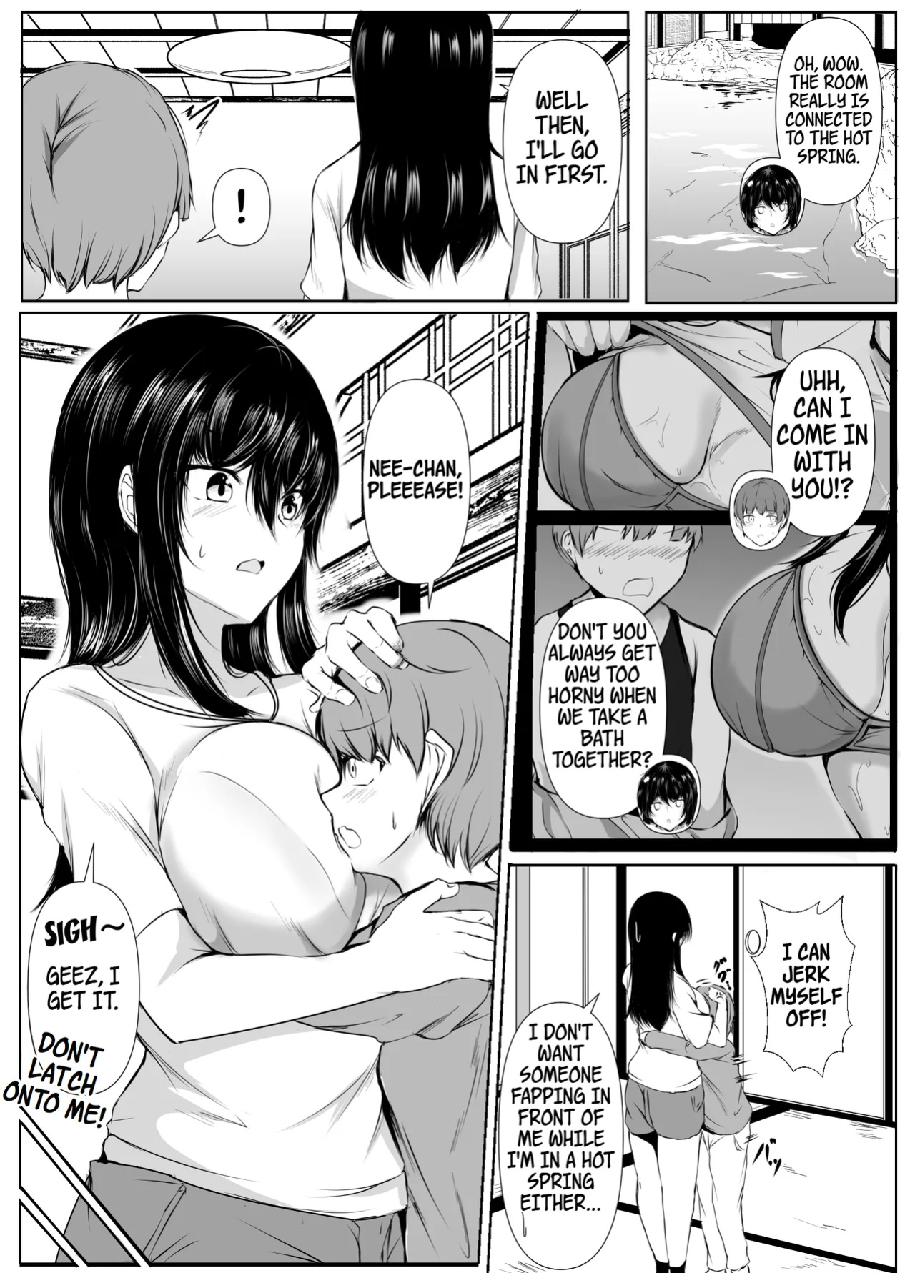 [Ishi Kenpi (Issi-13)] Dosakusanimagirete Oshi Ni Yowai Ane to Onsen Haitta Kekka | What Happened When I Went to an Onsen WIth My Big Sister, Who's a Bit of a Pushover in the Heat of the Moment... [WayVZ]
