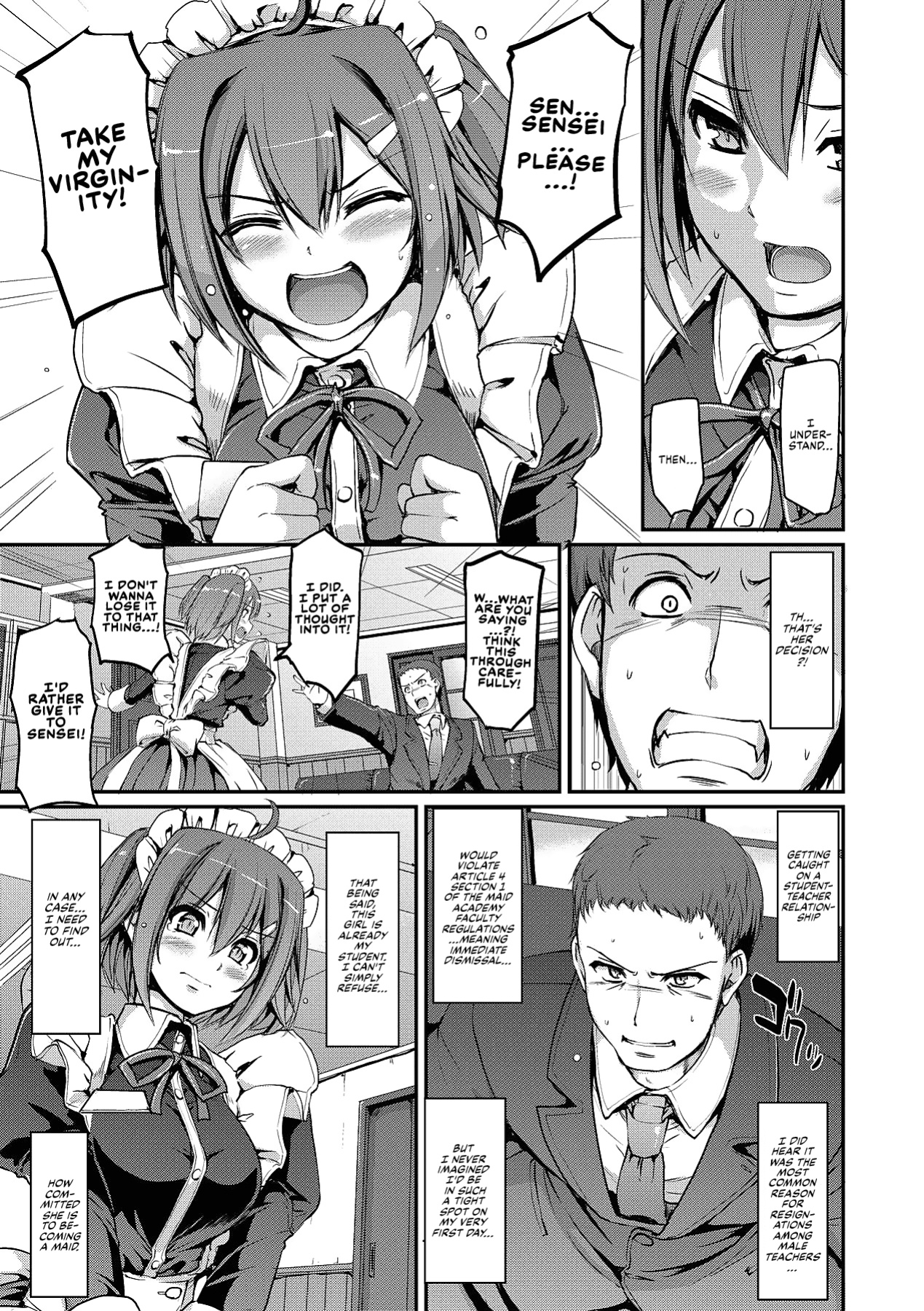 [Alexi Laiho] Maid Gakuen e Youkoso!! - Welcome to Maid Academy Ch. 1-4