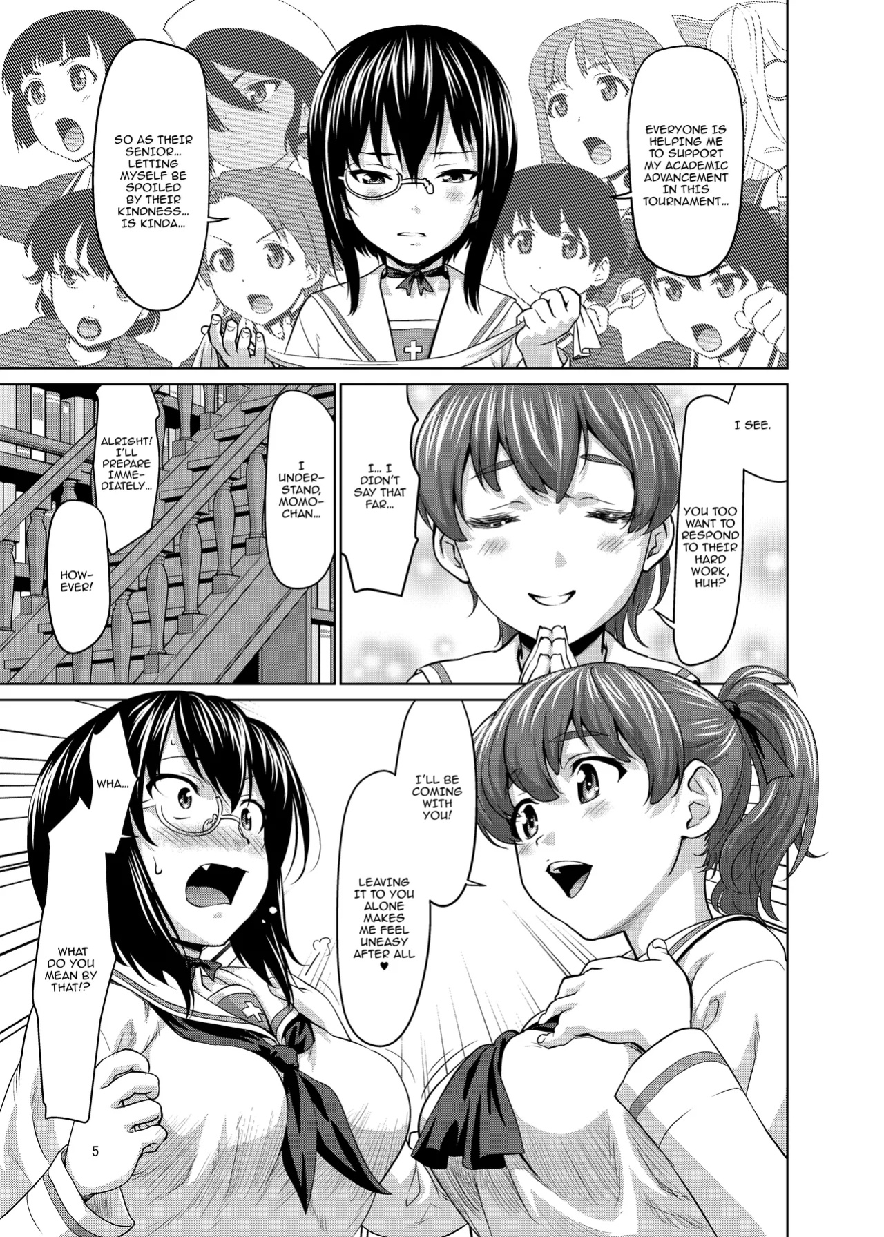 [Saidamin (Saida Kazuaki)] Kawashima Momo to Koyama Yuzu no Sennyuu! Seishidan-kou Daisakusen / Kawashima Momo's and Koyama Yuzu's Great Blue Division High School Infiltration Plan!(Girls und Panzer)
