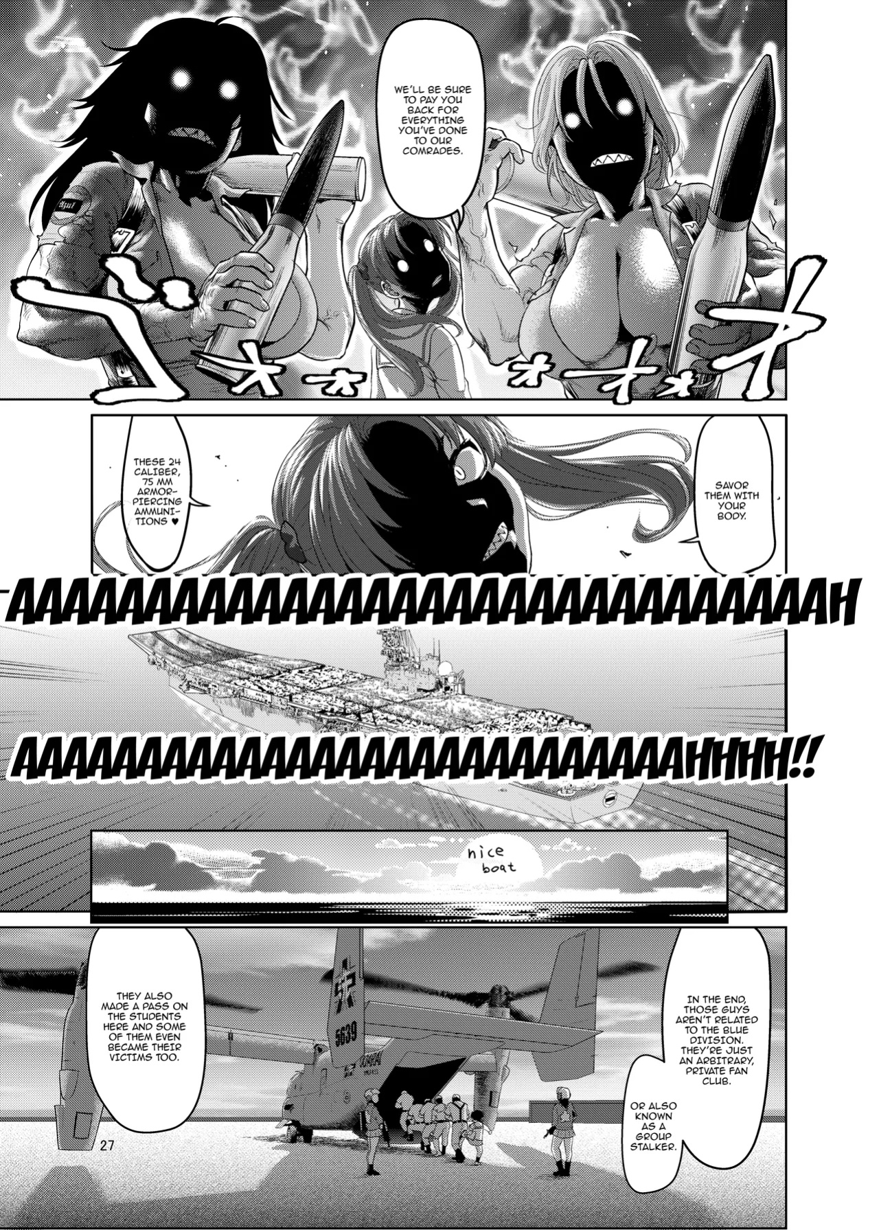[Saidamin (Saida Kazuaki)] Kawashima Momo to Koyama Yuzu no Sennyuu! Seishidan-kou Daisakusen / Kawashima Momo's and Koyama Yuzu's Great Blue Division High School Infiltration Plan!(Girls und Panzer)