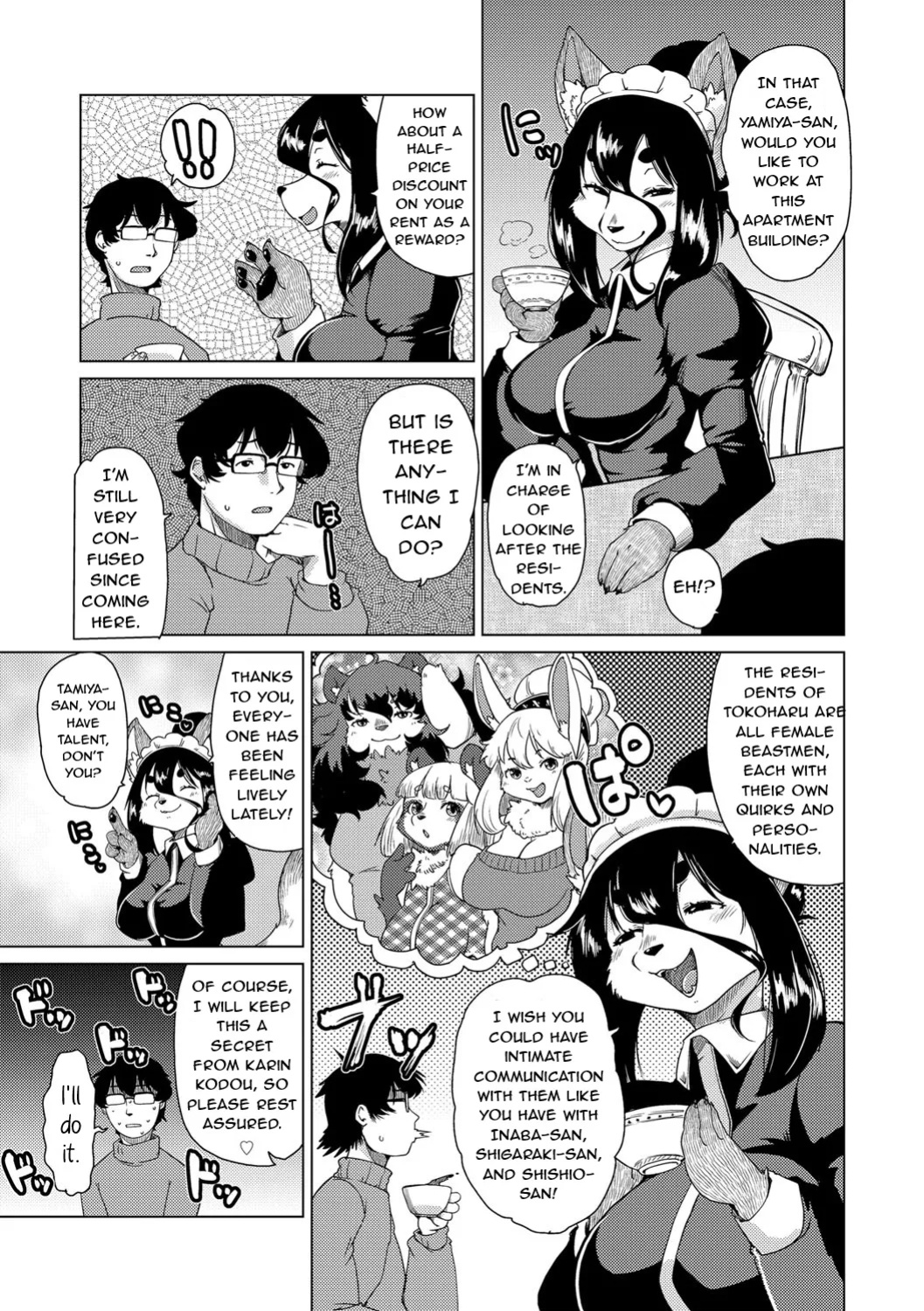 [Setouchi Kurage] Welcome to Beastman Apartment Jochunso! (Ep.5) ENG (NachasGrandes)