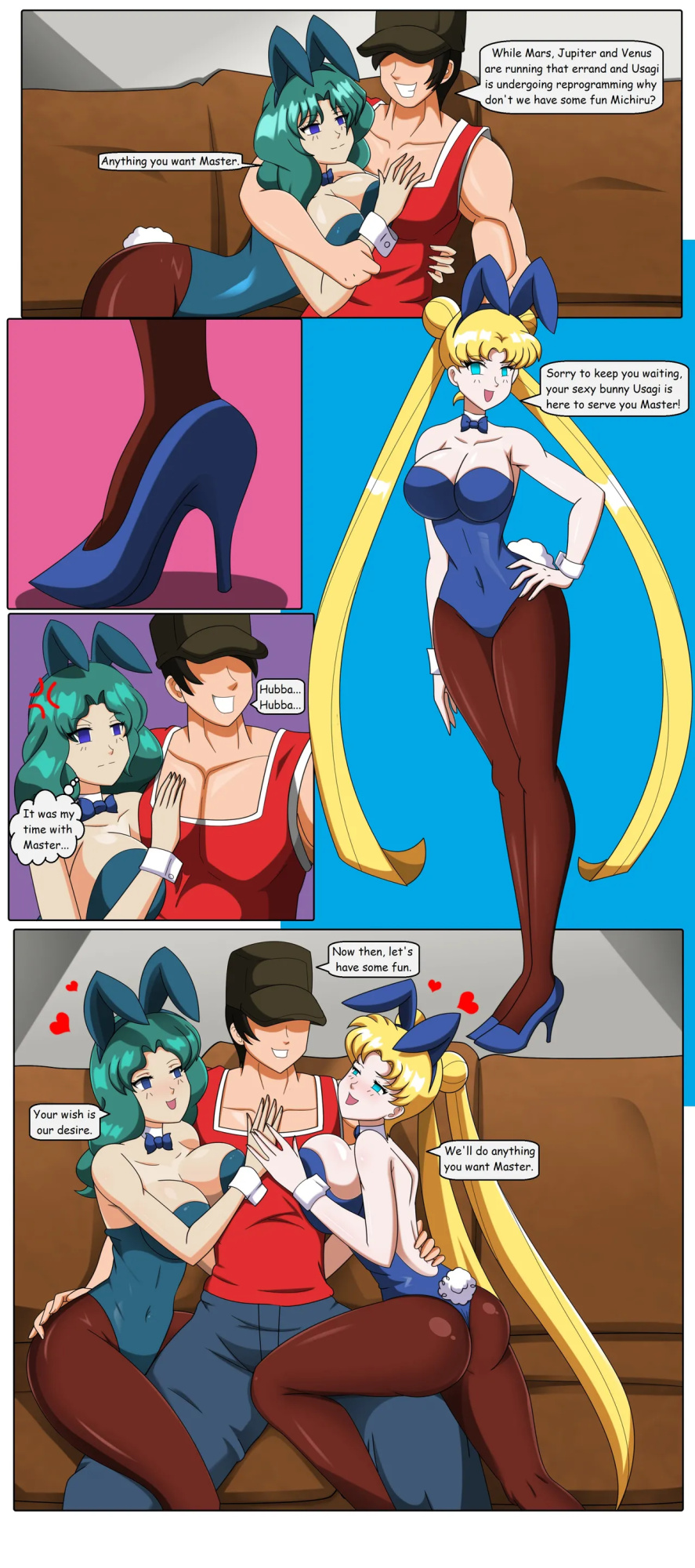 [dlobo777] Forming the Senshi Harem (Sailor Moon)