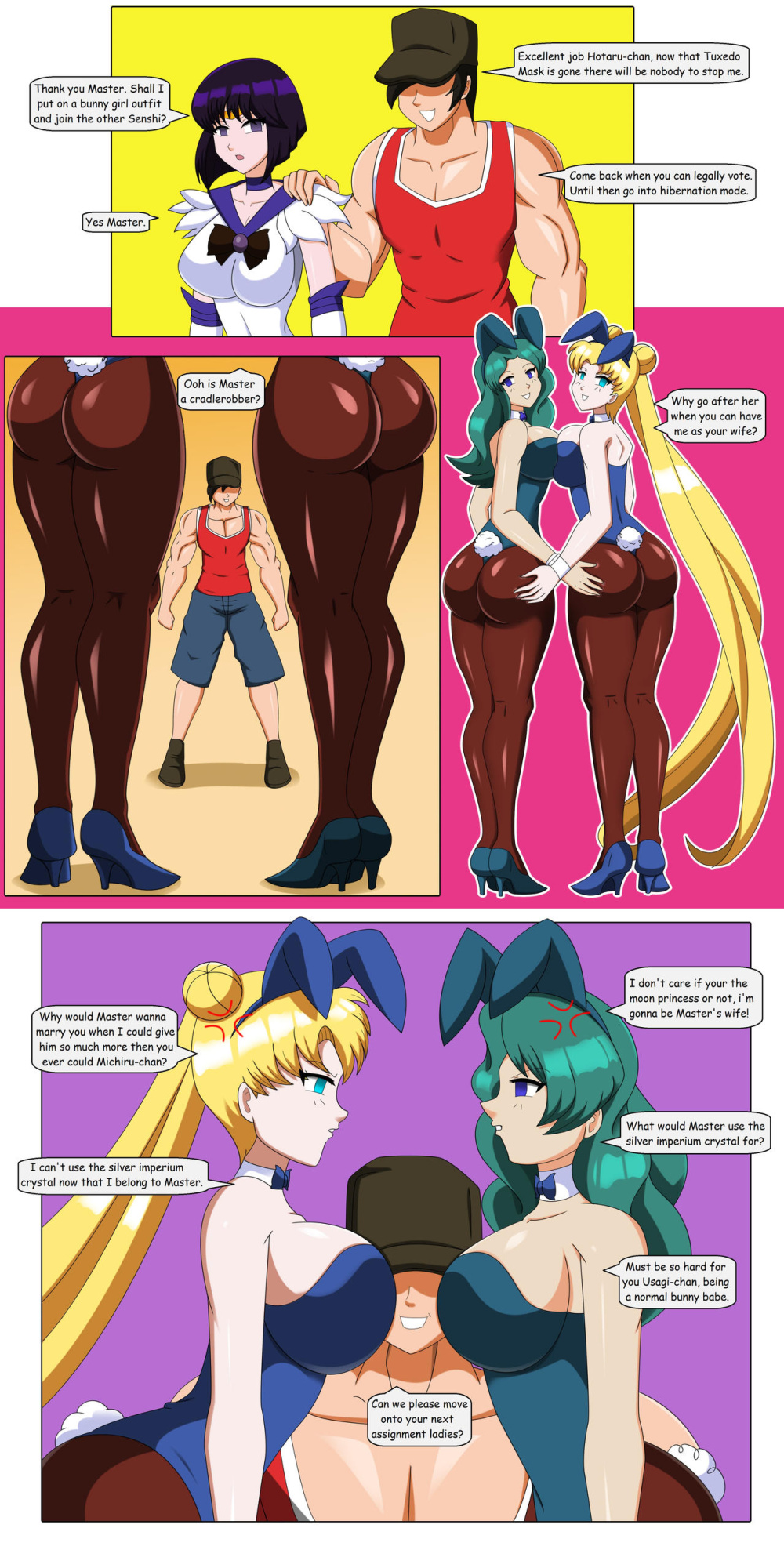 [dlobo777] Forming the Senshi Harem (Sailor Moon)