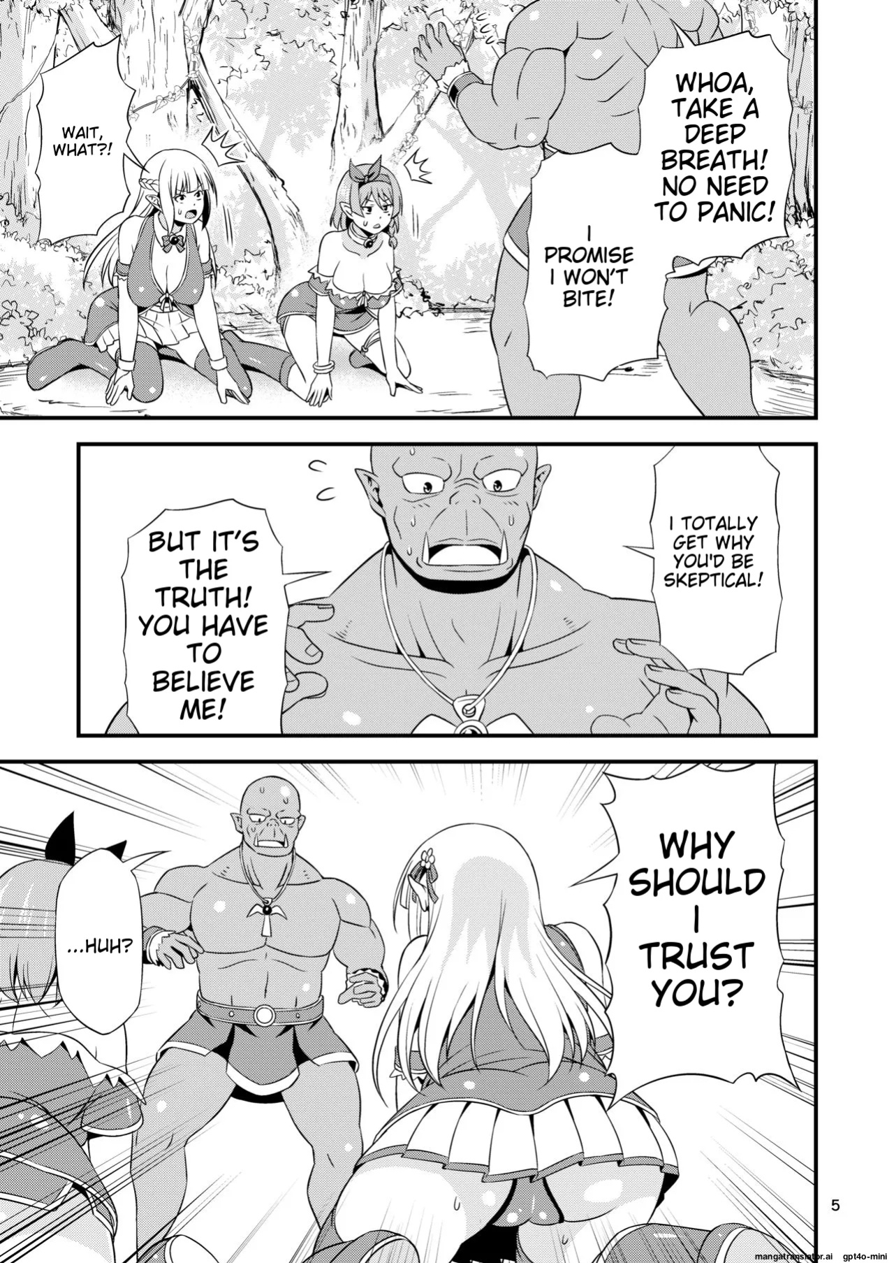 [Yudokuya (Tomokichi)] Hentai Elf Shimai to Majime Orc [MTL]