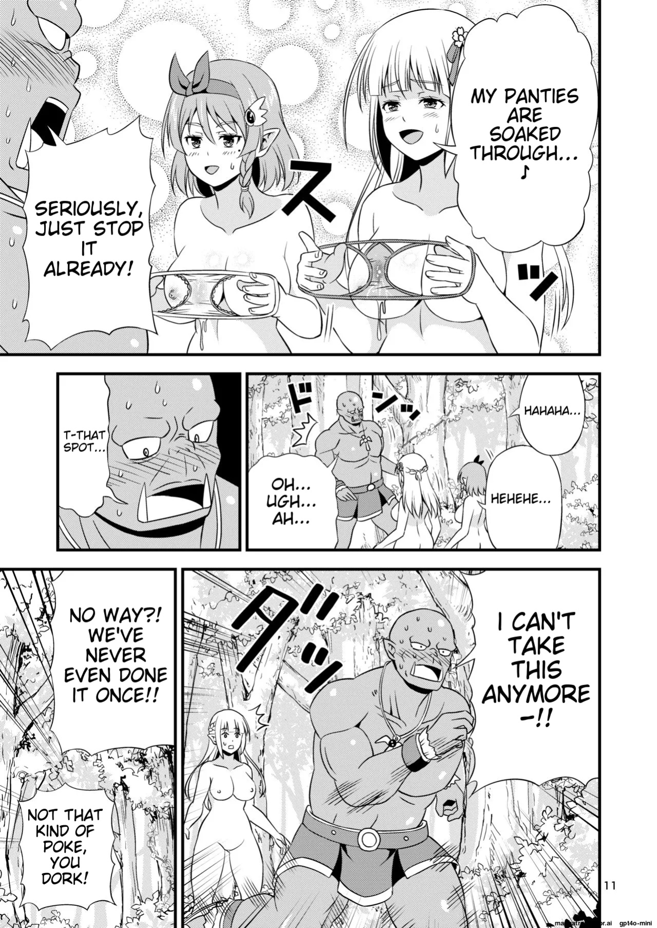 [Yudokuya (Tomokichi)] Hentai Elf Shimai to Majime Orc [MTL]