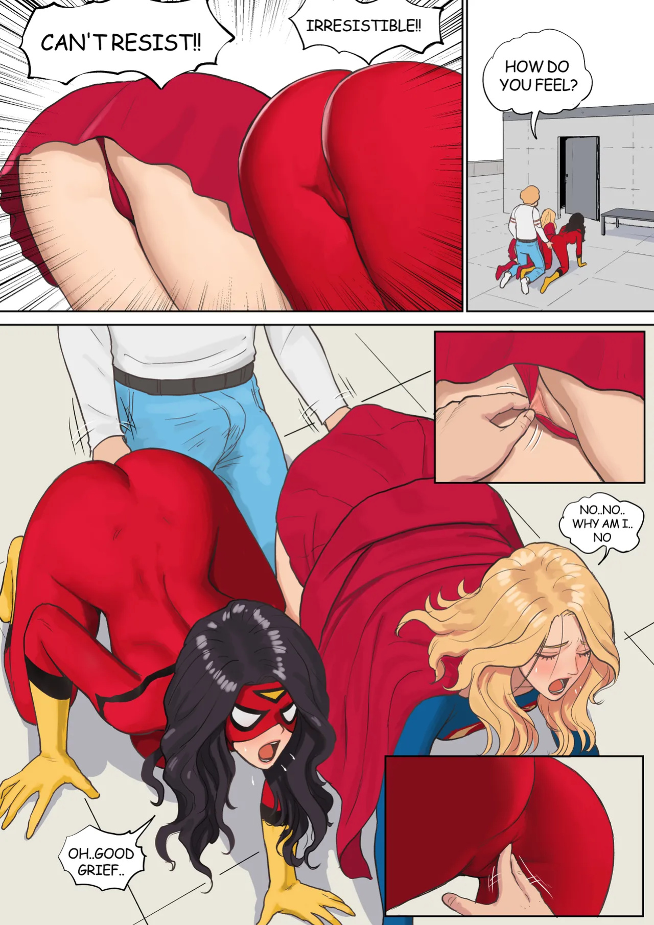 [Mezzo] Supergirl and Spiderwoman