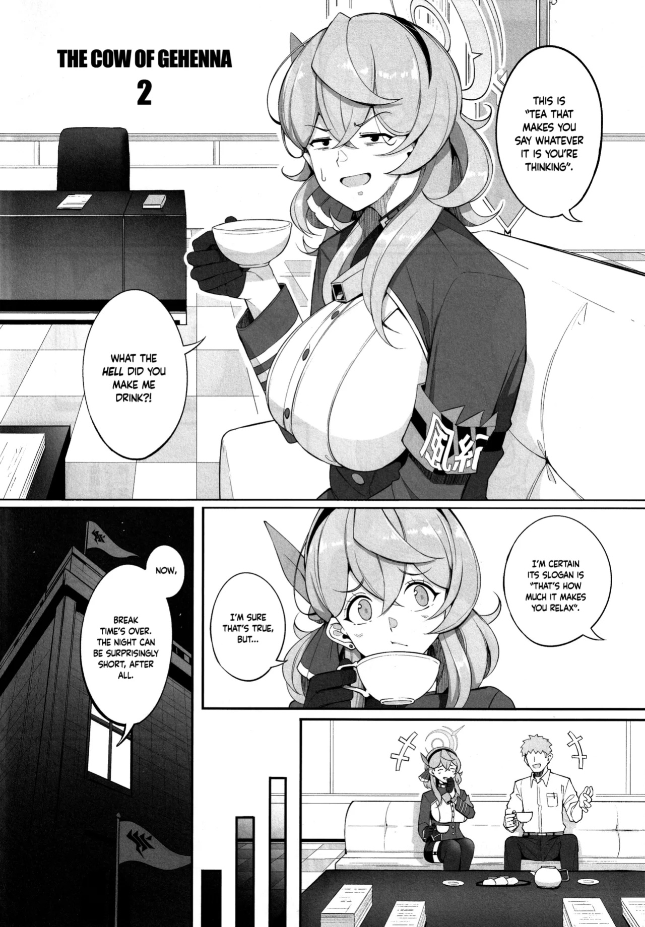 (C105) [Gessyu (Chouzetsu Bishoujo mine)] Gehenna no Meushi 2 | The Cow of Gehenna 2 (Blue Archive) [Douzo Lad Translations]