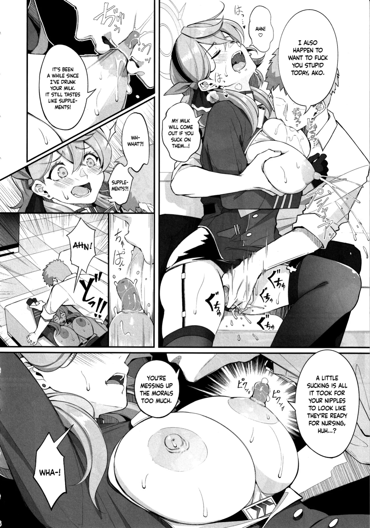 (C105) [Gessyu (Chouzetsu Bishoujo mine)] Gehenna no Meushi 2 | The Cow of Gehenna 2 (Blue Archive) [Douzo Lad Translations]