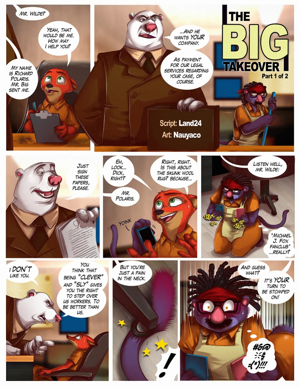 [Nauyaco, Land24] Guilty! Judy & Nick Go to Jail (Zootopia)