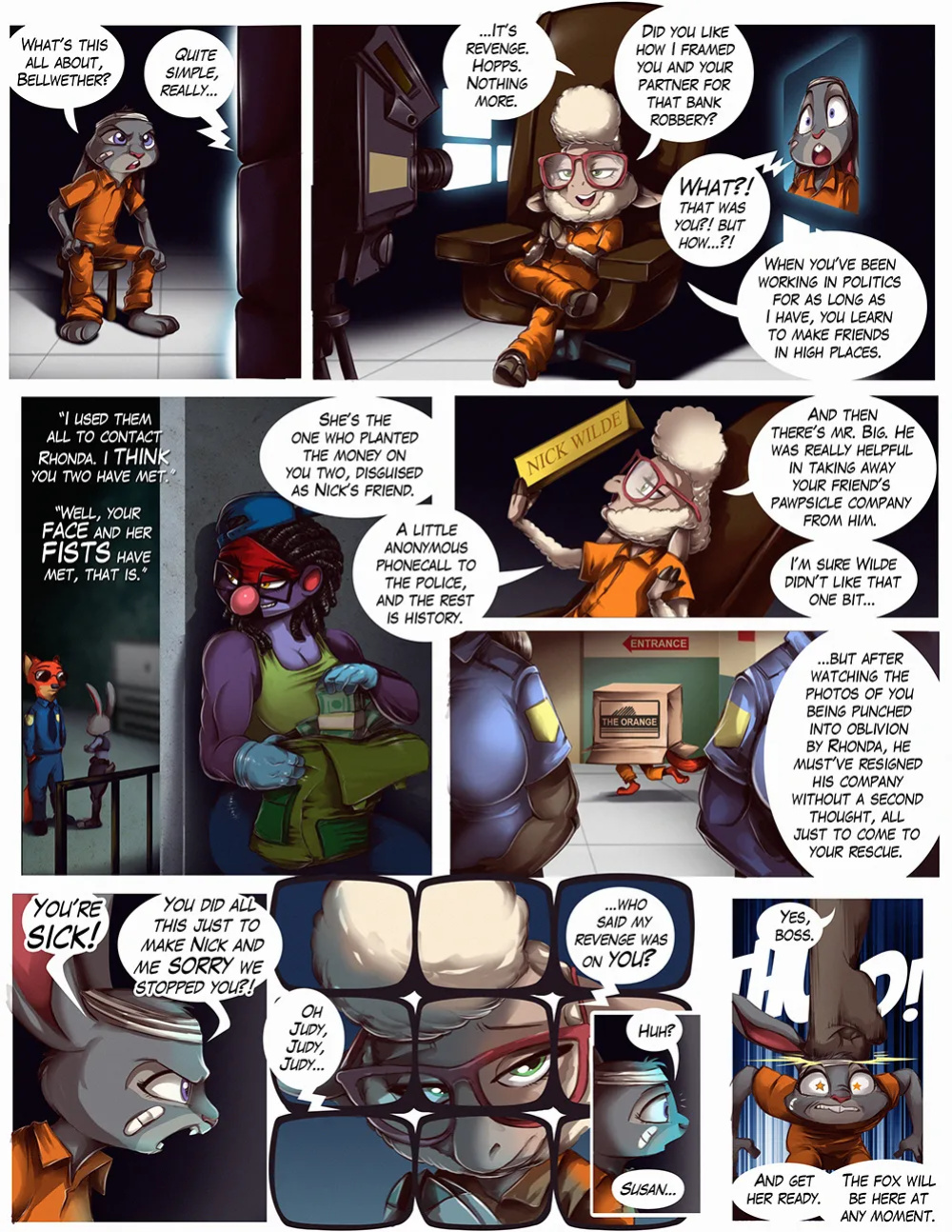 [Nauyaco, Land24] Guilty! Judy & Nick Go to Jail (Zootopia)