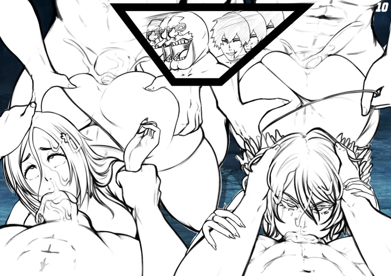 Rukia x Orihime in the 1000 Year ANAL Orgy (on going)