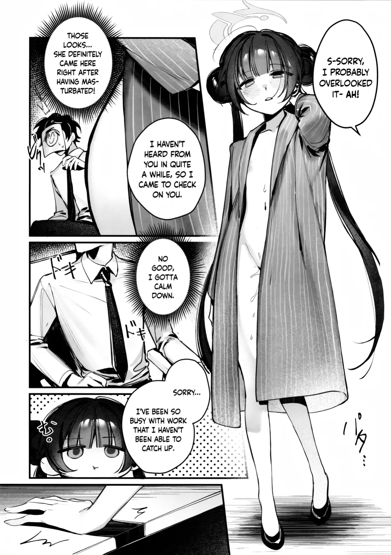 (Sensei no Archive 12) [Gyoza Baby (Waraiwari Gyoza)] Kisaki Kaichou! Shitsumu Bougai wa Yametekudasai!! | President Kisaki! Please Stop Interfering With My Work!! (Blue Archive) [Douzo Lad Translations]