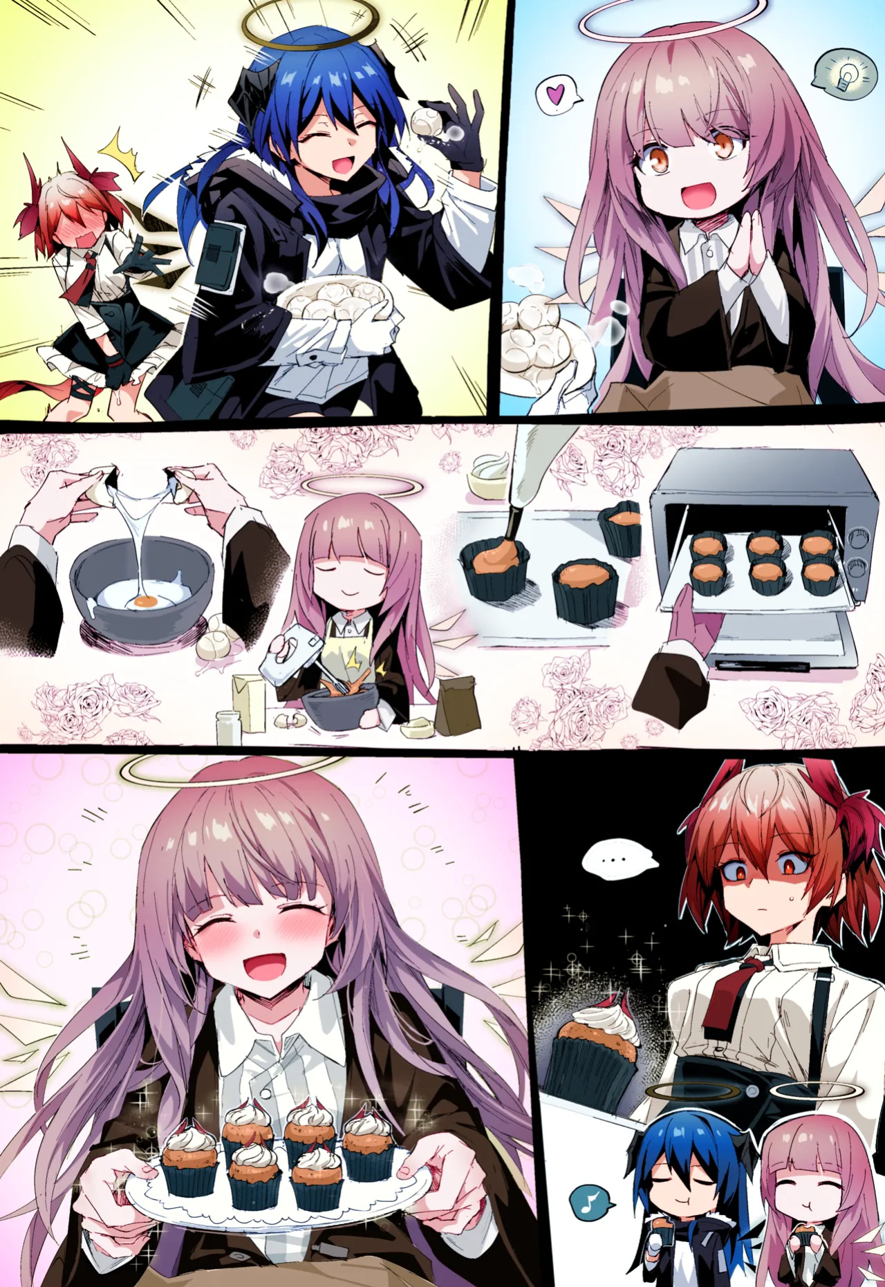 Fiammetta x Exusiai Short Story + Omake + Egg Play