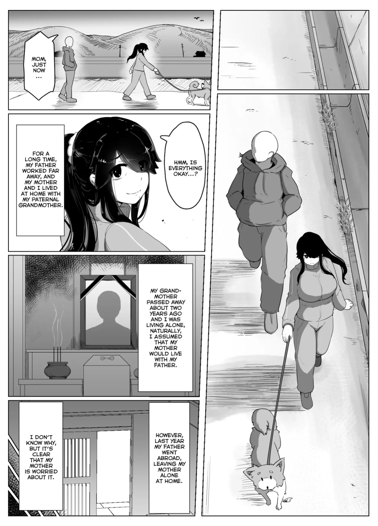 [hahayamoya (moya)] Oyasumi, Okaa-san I | Good Night, Mom I [MisterNoOne]