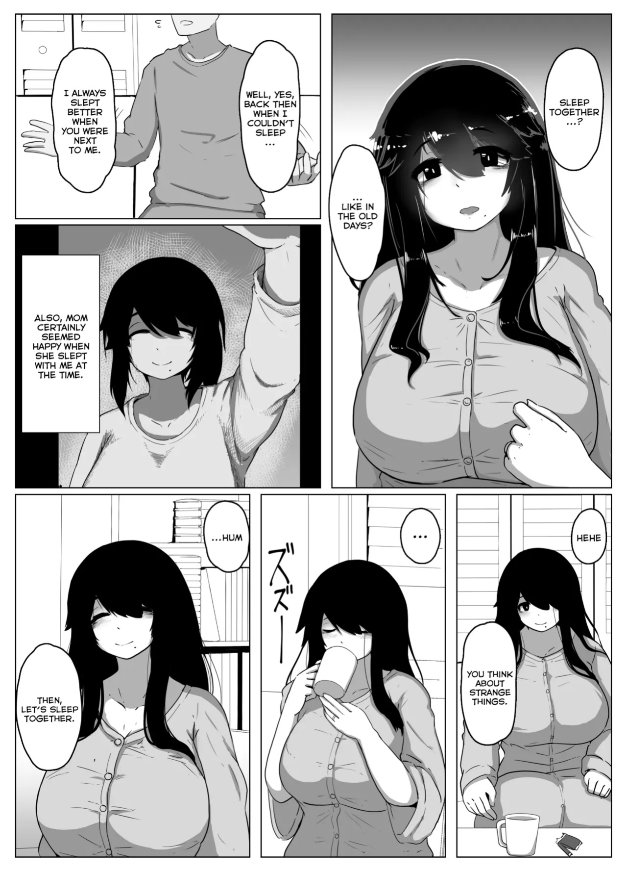 [hahayamoya (moya)] Oyasumi, Okaa-san I | Good Night, Mom I [MisterNoOne]