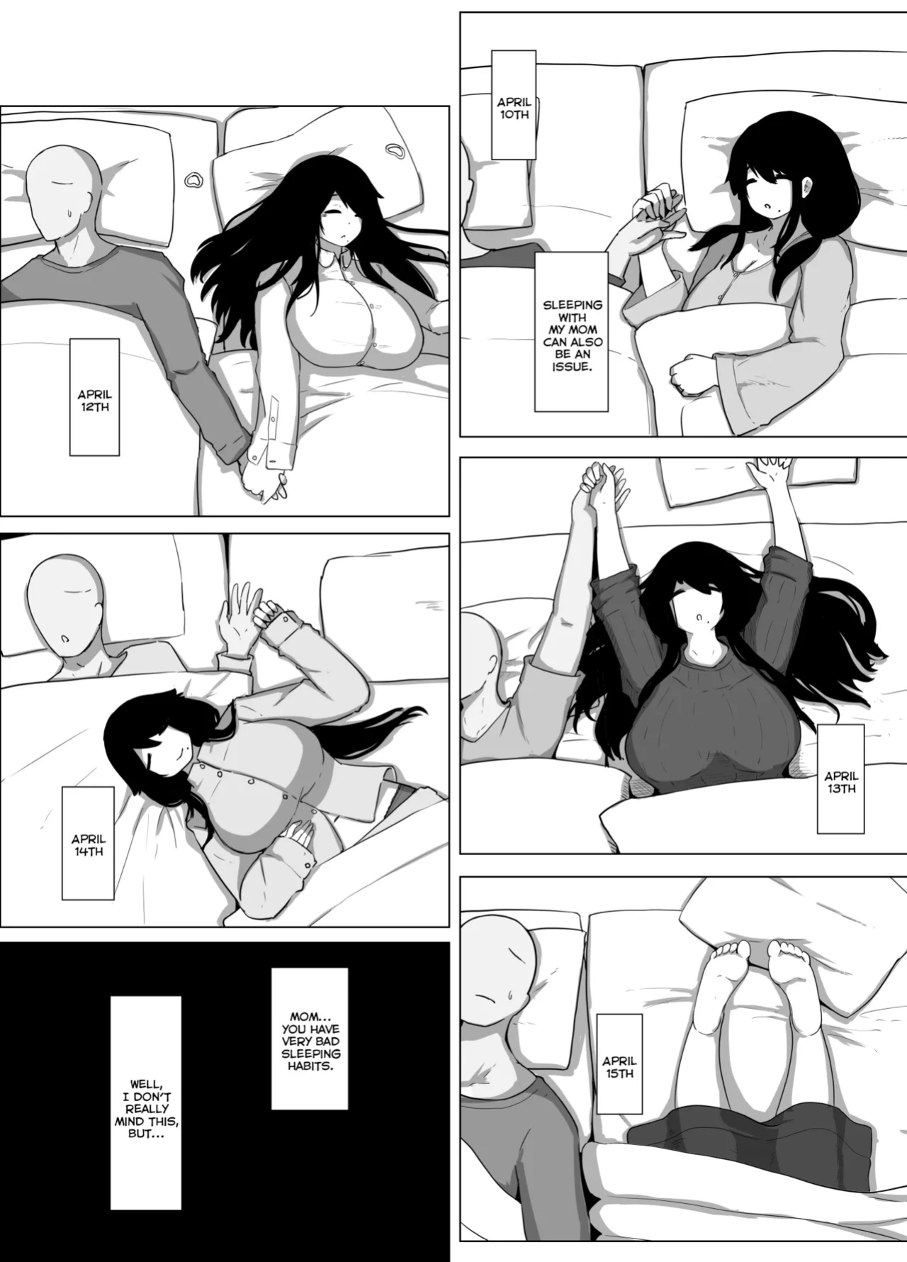 [hahayamoya (moya)] Oyasumi, Okaa-san I | Good Night, Mom I [MisterNoOne]