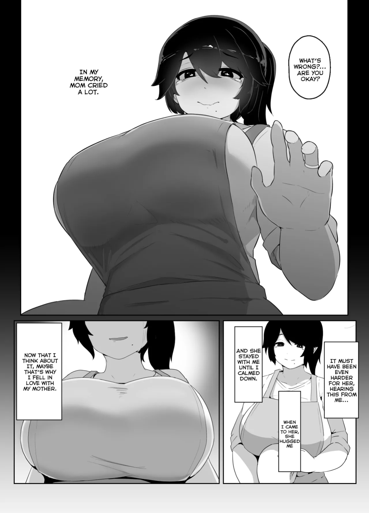 [hahayamoya (moya)] Oyasumi, Okaa-san I | Good Night, Mom I [MisterNoOne]
