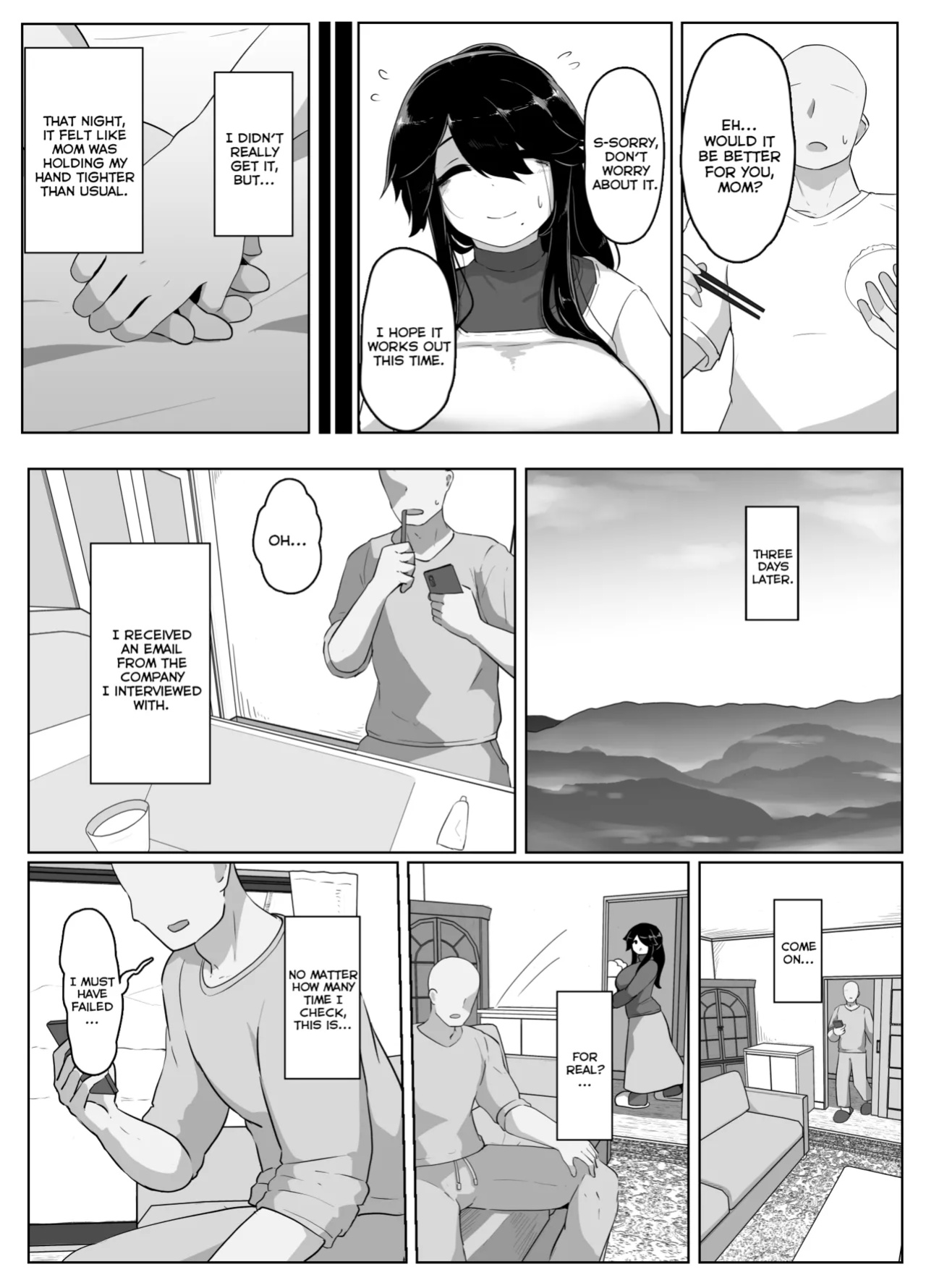 [hahayamoya (moya)] Oyasumi, Okaa-san I | Good Night, Mom I [MisterNoOne]