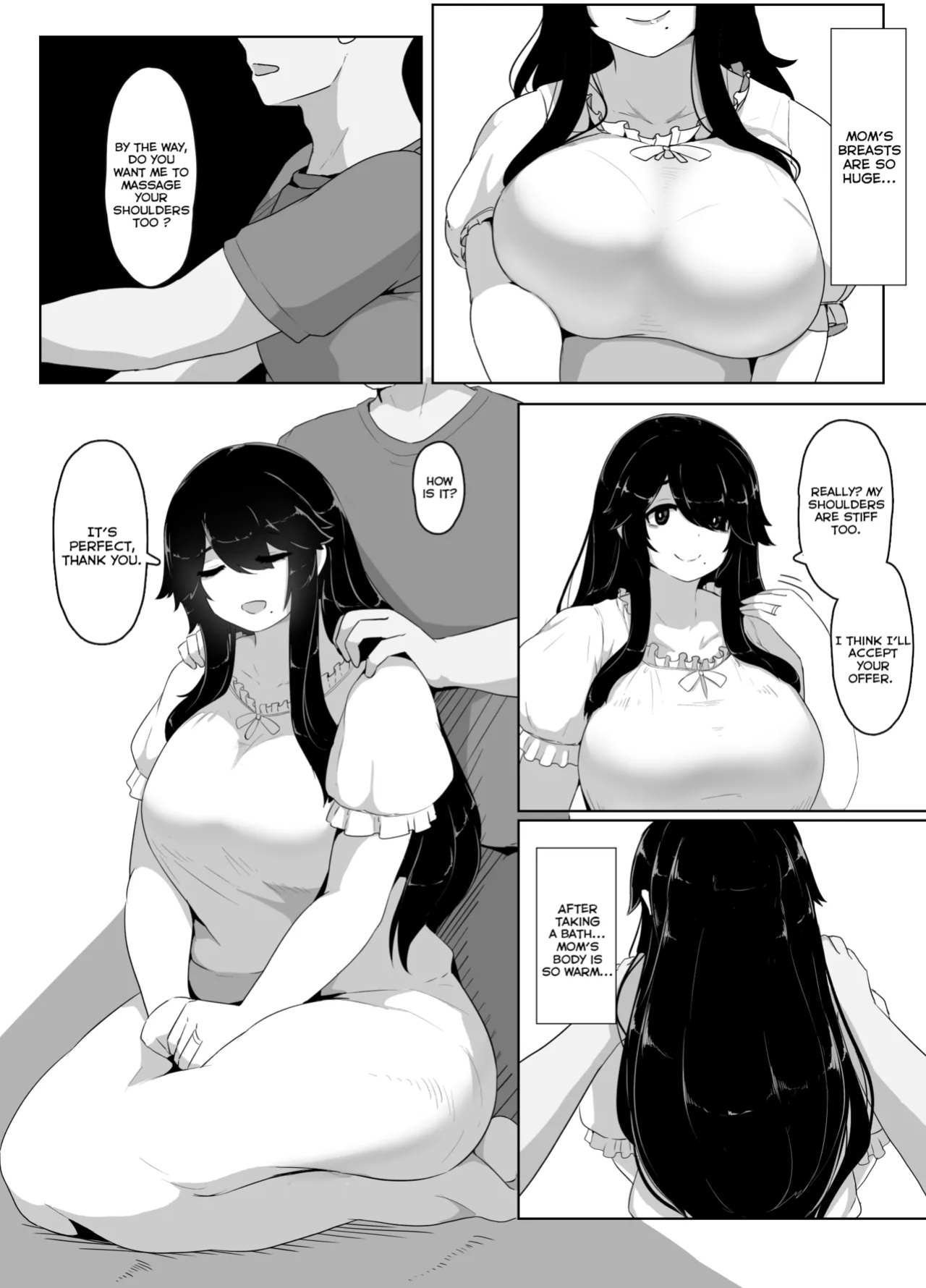 [hahayamoya (moya)] Oyasumi, Okaa-san I | Good Night, Mom I [MisterNoOne]