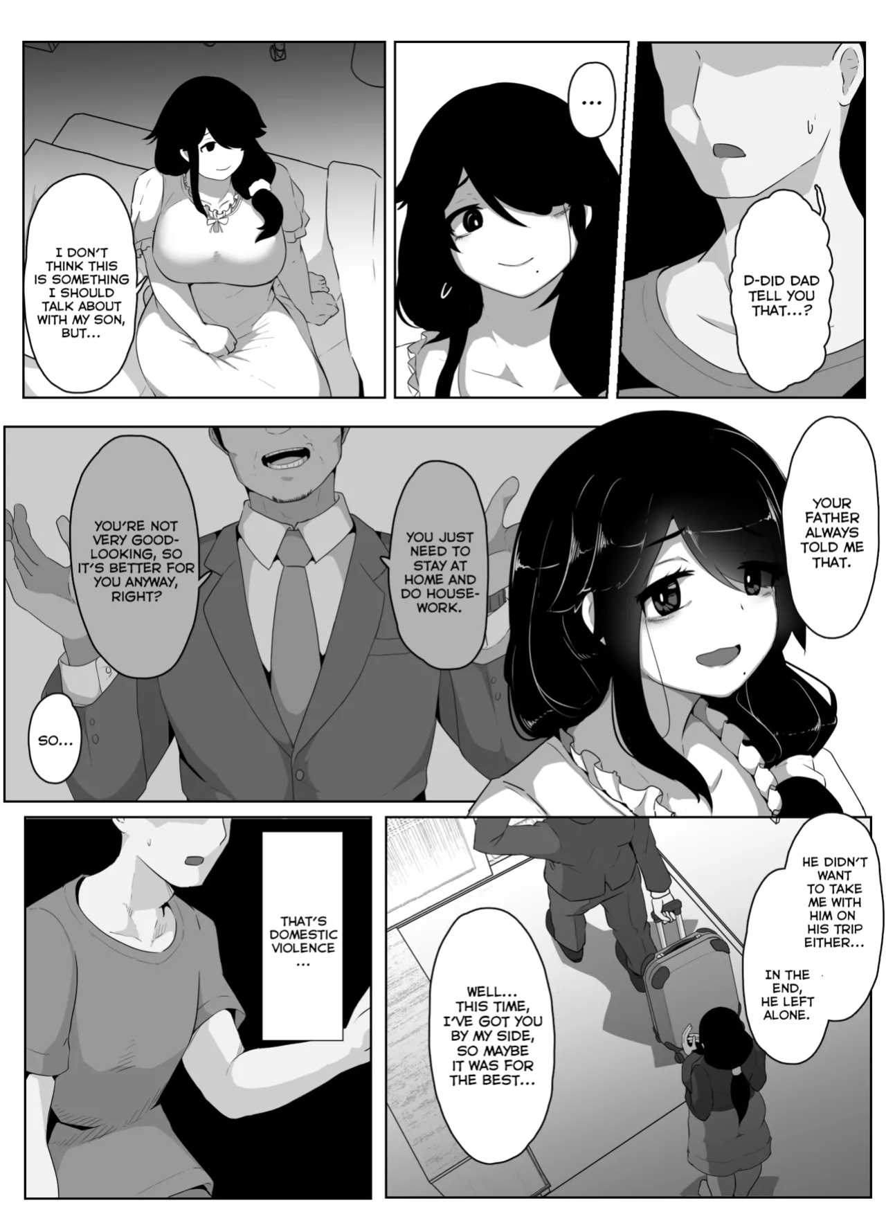 [hahayamoya (moya)] Oyasumi, Okaa-san I | Good Night, Mom I [MisterNoOne]