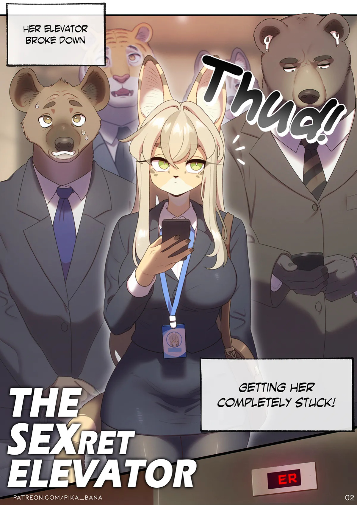 [Strong Bana] The Sexretary's Work + The Sexret Elevator