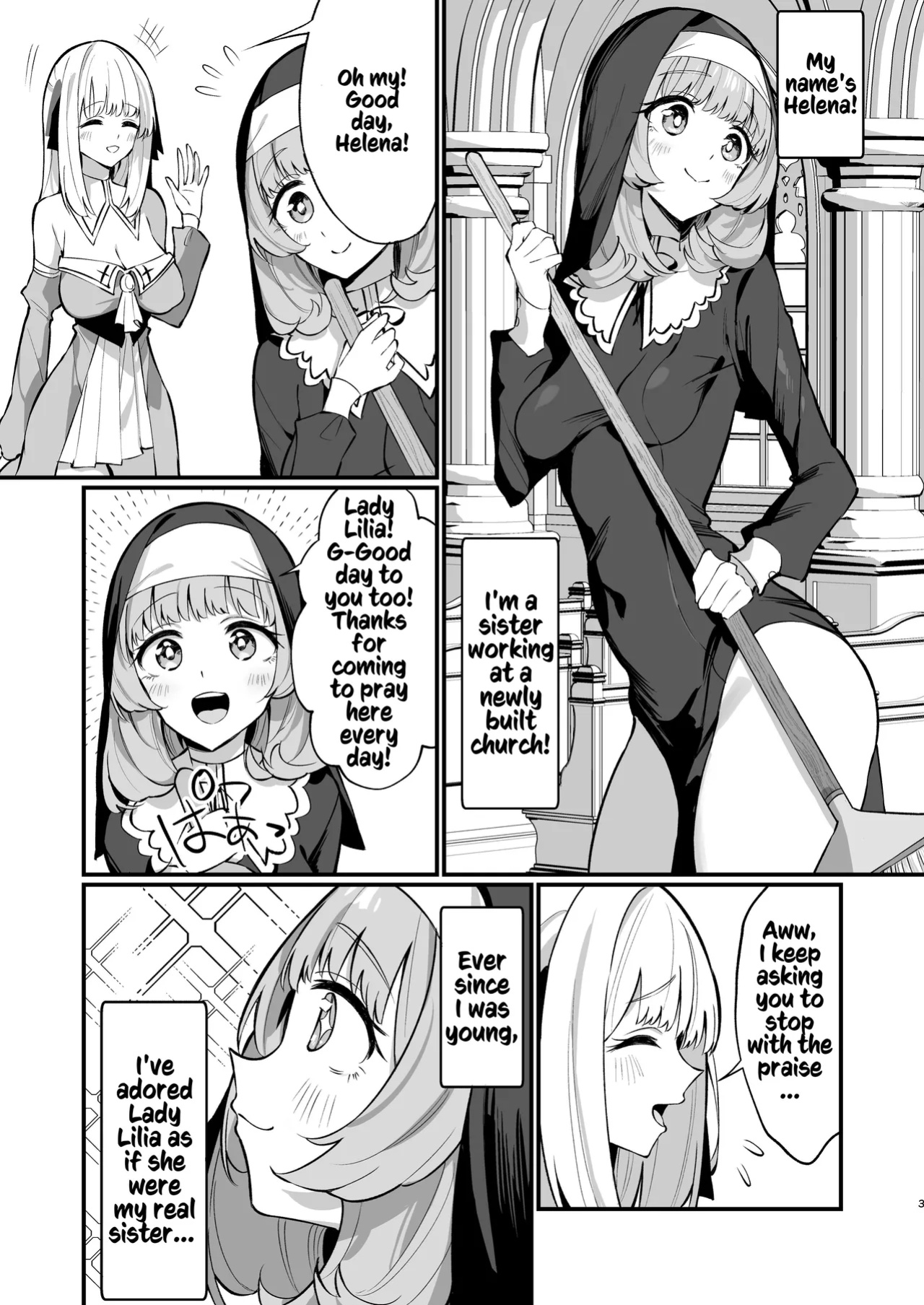 [Unahouse (Unacchi)] Sister Kanzen Haiboku. ~Muchi na Sister ga honnou de Hatsujo Koubi Surumade~ | A Sister's Absolute Defeat: Until an Innocent Nun Enters Heat and Indulges in Passionate Mating Sex [Kusanuu]