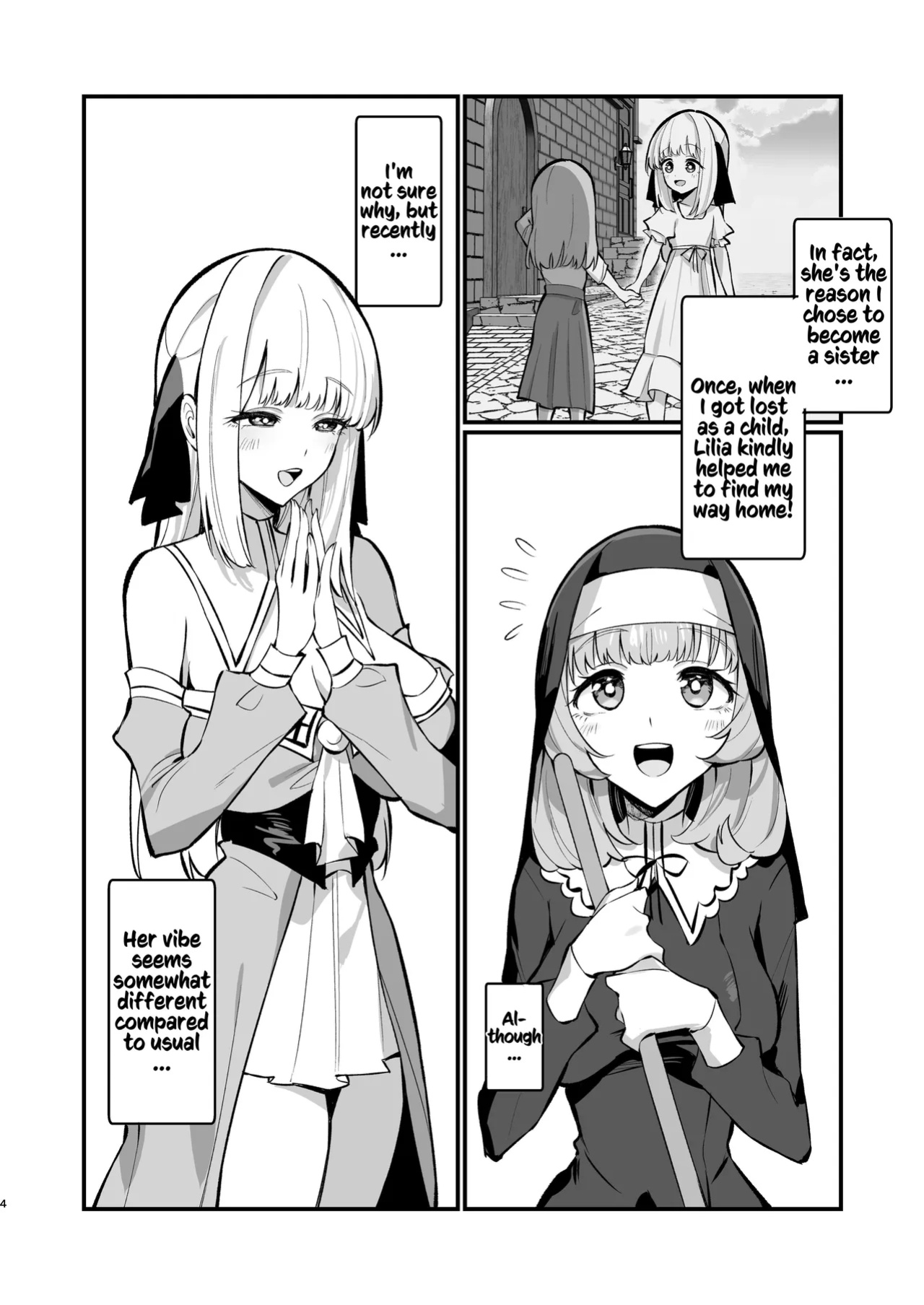 [Unahouse (Unacchi)] Sister Kanzen Haiboku. ~Muchi na Sister ga honnou de Hatsujo Koubi Surumade~ | A Sister's Absolute Defeat: Until an Innocent Nun Enters Heat and Indulges in Passionate Mating Sex [Kusanuu]