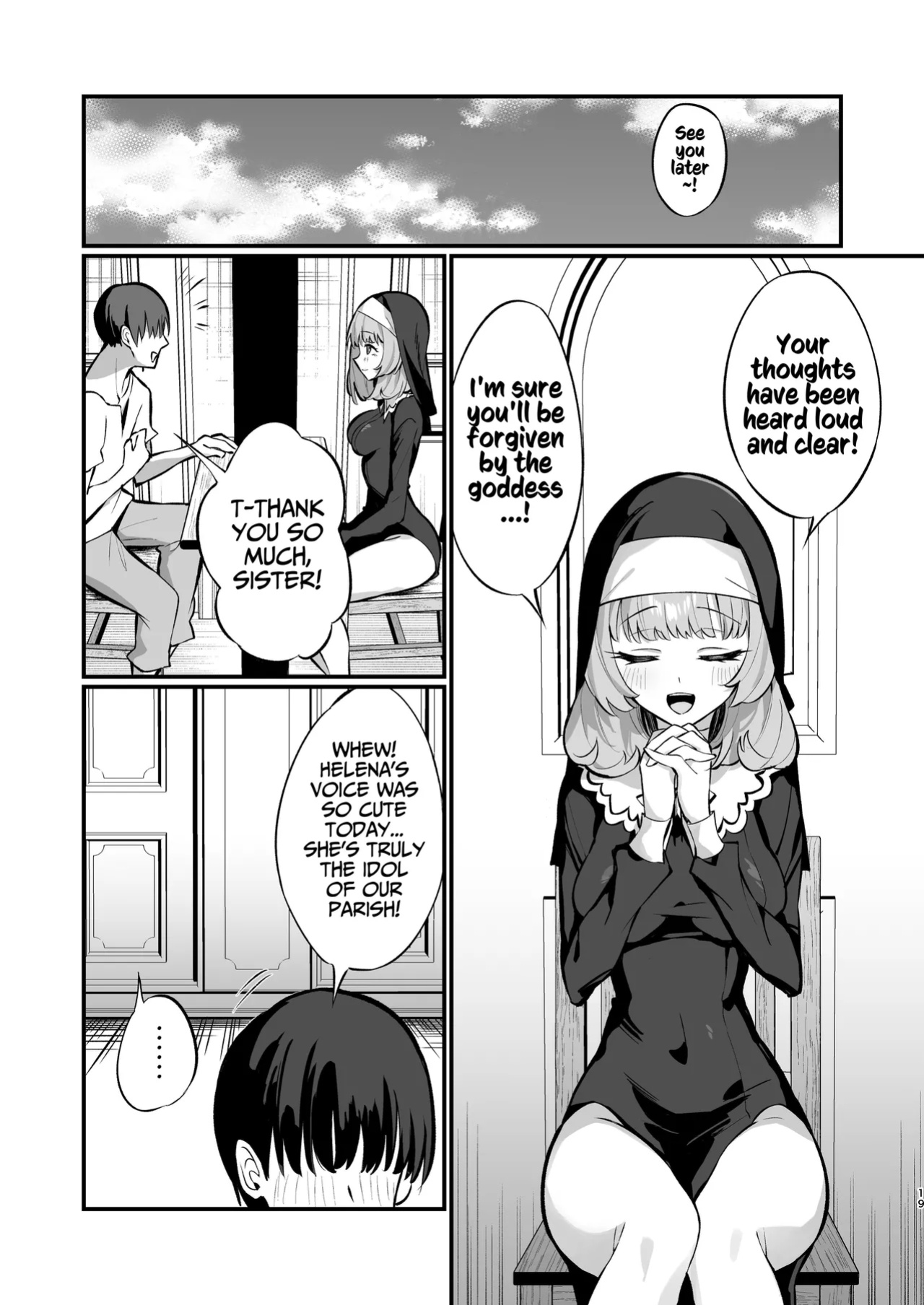 [Unahouse (Unacchi)] Sister Kanzen Haiboku. ~Muchi na Sister ga honnou de Hatsujo Koubi Surumade~ | A Sister's Absolute Defeat: Until an Innocent Nun Enters Heat and Indulges in Passionate Mating Sex [Kusanuu]