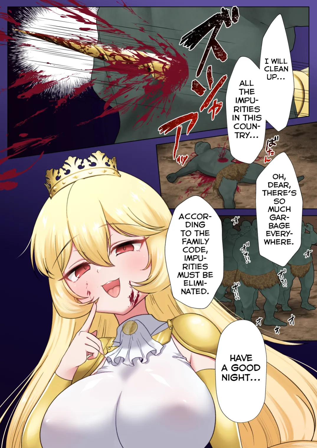 [Toraka Kuni Purupuru Don (Toraka Kuni Puru)] Himekishi Elsa wa Orc ni Haiboku -High-Leg ga Nimata Shikkin! Haraboko Tairyou Omorashi Mesuochi!- [Shiranai Translations]