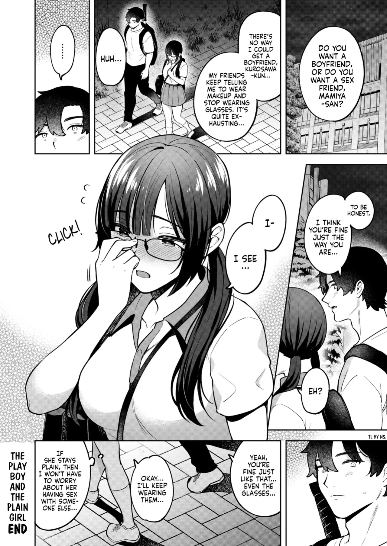 [Minamo] Yarimoku to Jimiko | The Playboy and The Plain Girl (COMIC Kairakuten BEAST 2025-02) [NudeSalad]