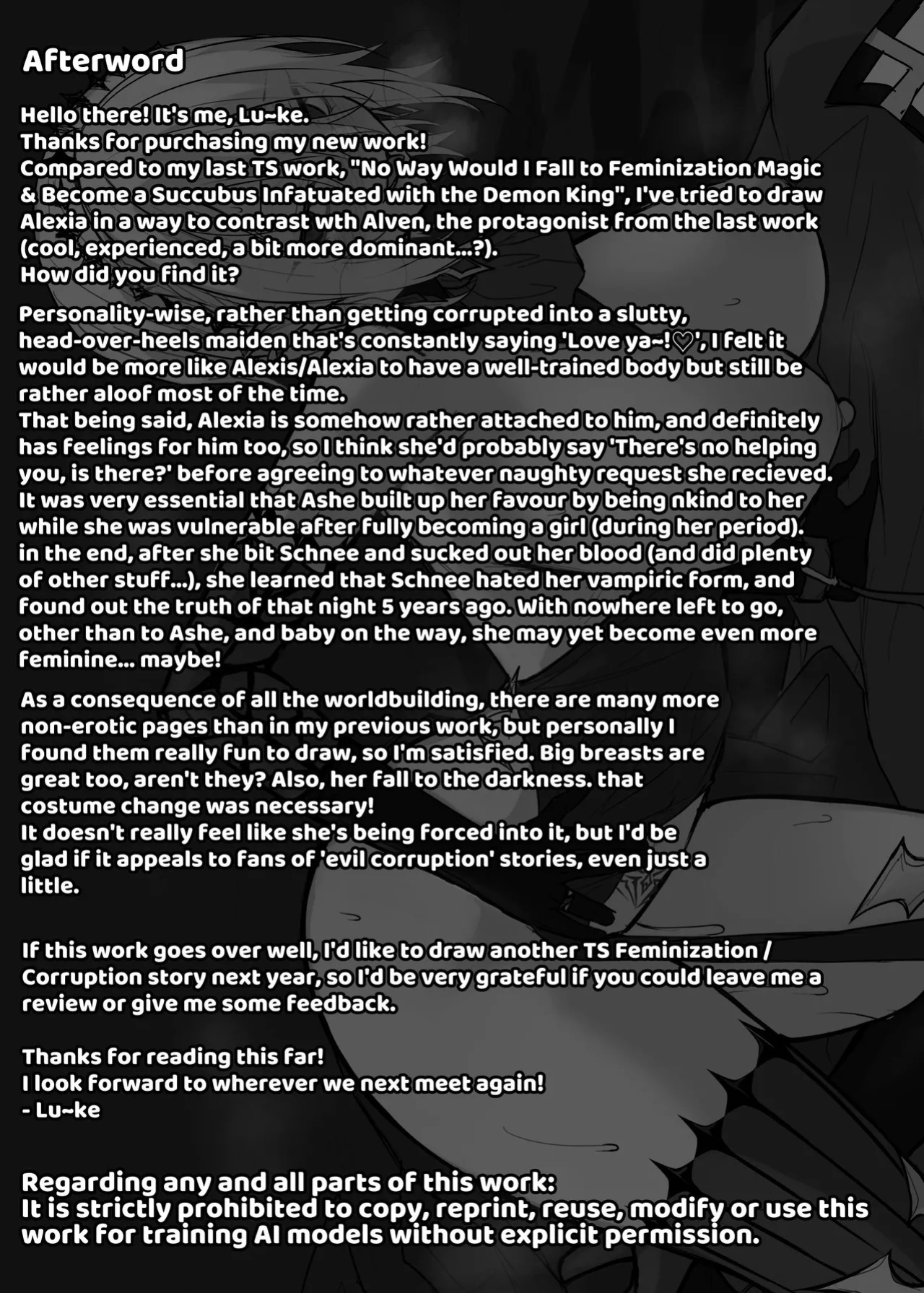 [Niikyuu (Luku)] Juketsu no Majo Alexia wa Mou Otoko ni Modorenai | The Cursed Blood Witch Alexia Can Never Go Back to Being a Man [Kusanuu]