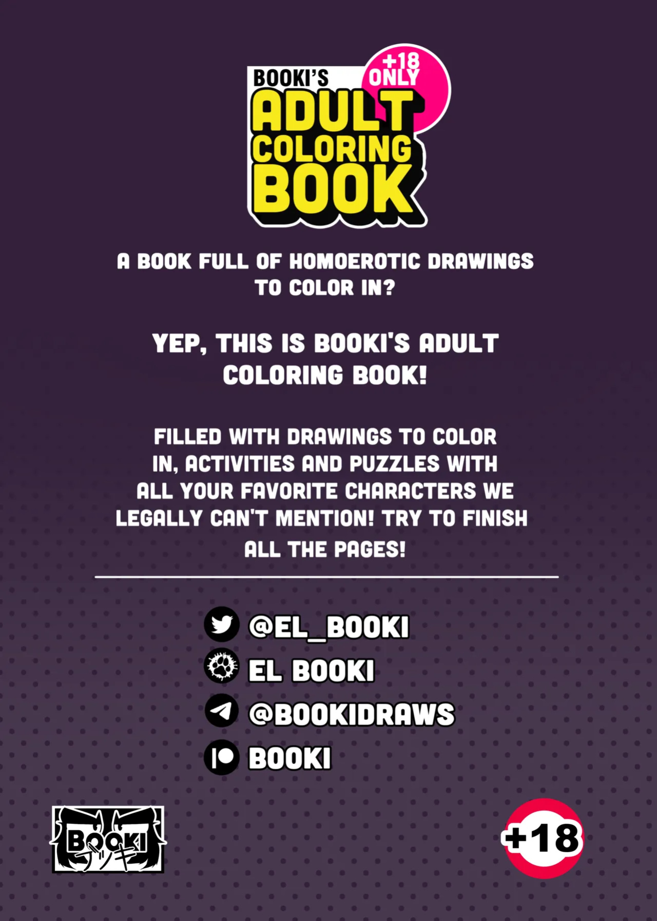 Booki's Adult Coloring Book