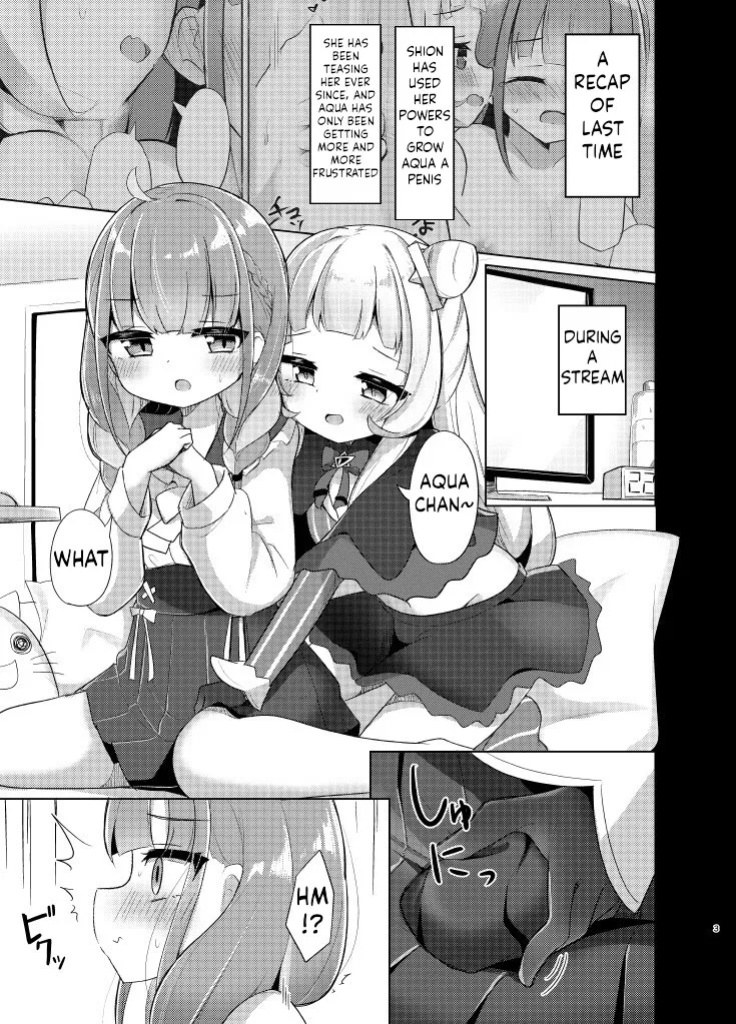 [Kanamiya (Kanami)] Kono Kusogaki o Wakarasetai (Minato Aqua, Murasaki Shion) [ushirotranslations]