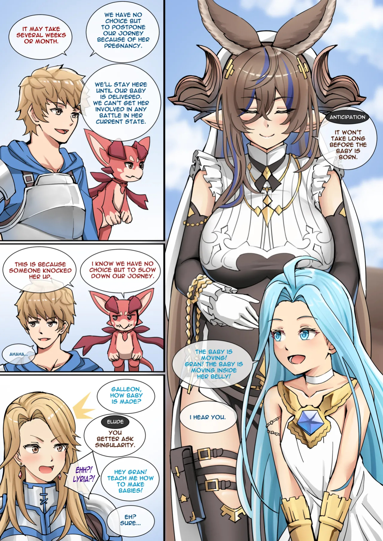 [Springveiv] Earth Dragon Breeding Session (Granblue Fantasy)