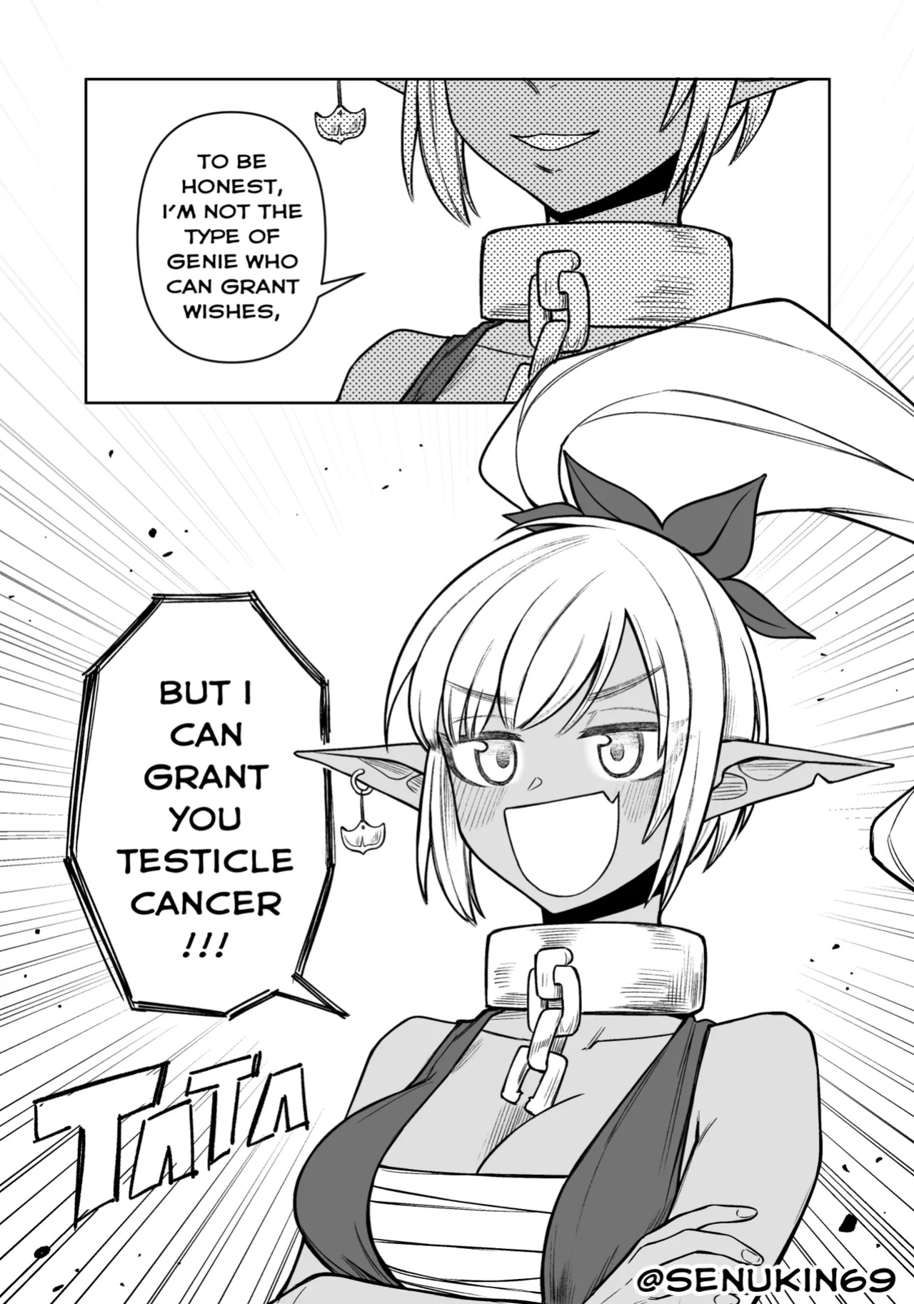 [Senukin] The Useless Genie and her intrusive-thoughts Master