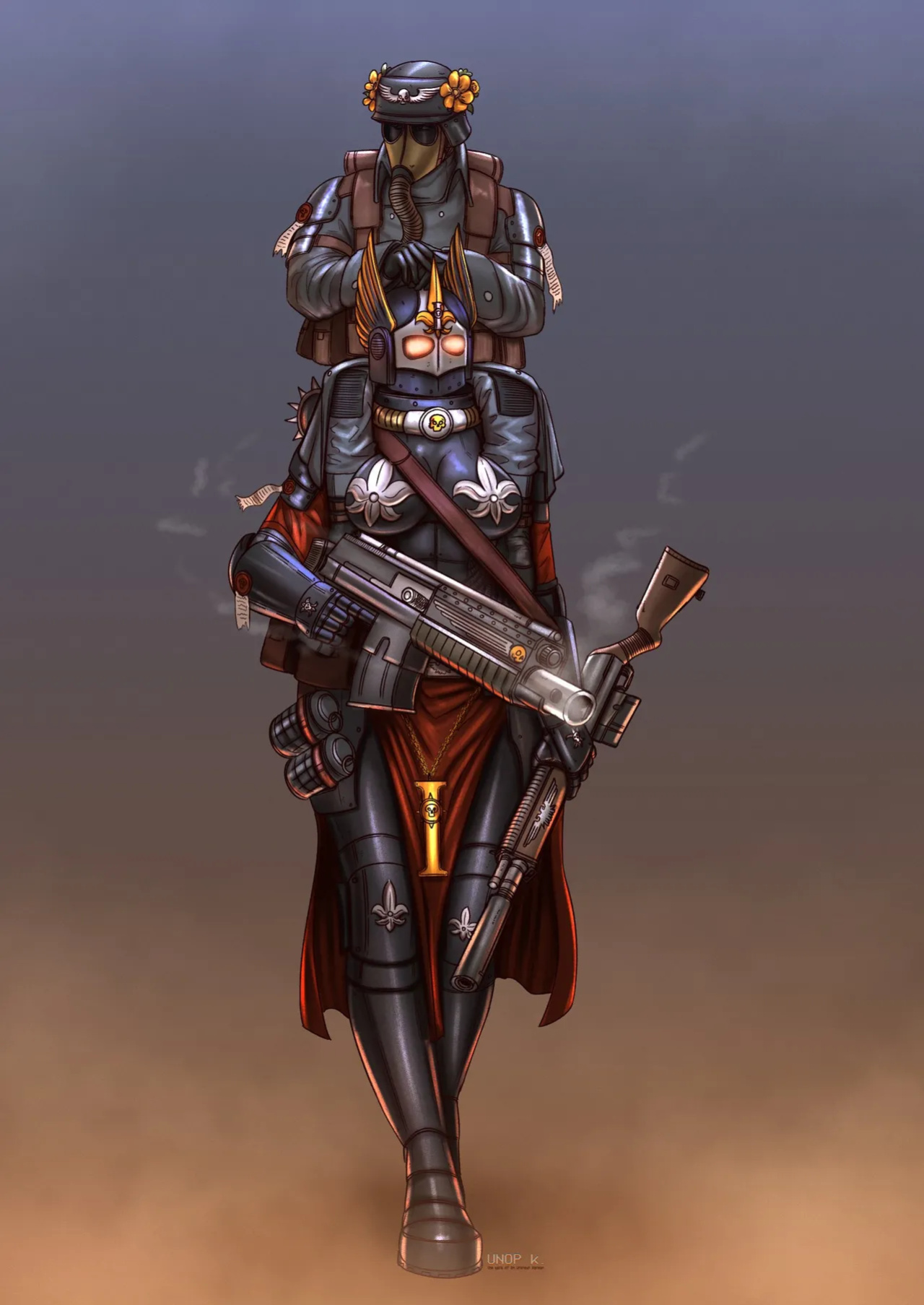 [UNOP k.] Krieg Kurt and Sororitas Clara (Warhammer 40K)