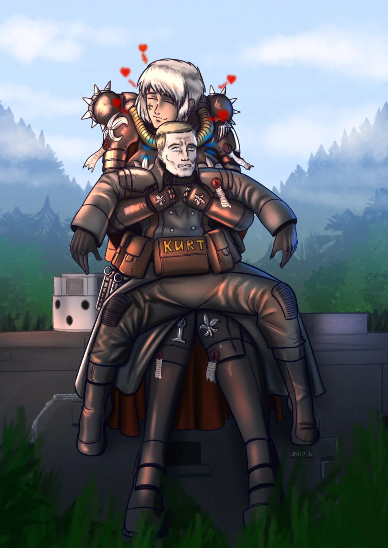 [UNOP k.] Krieg Kurt and Sororitas Clara (Warhammer 40K)