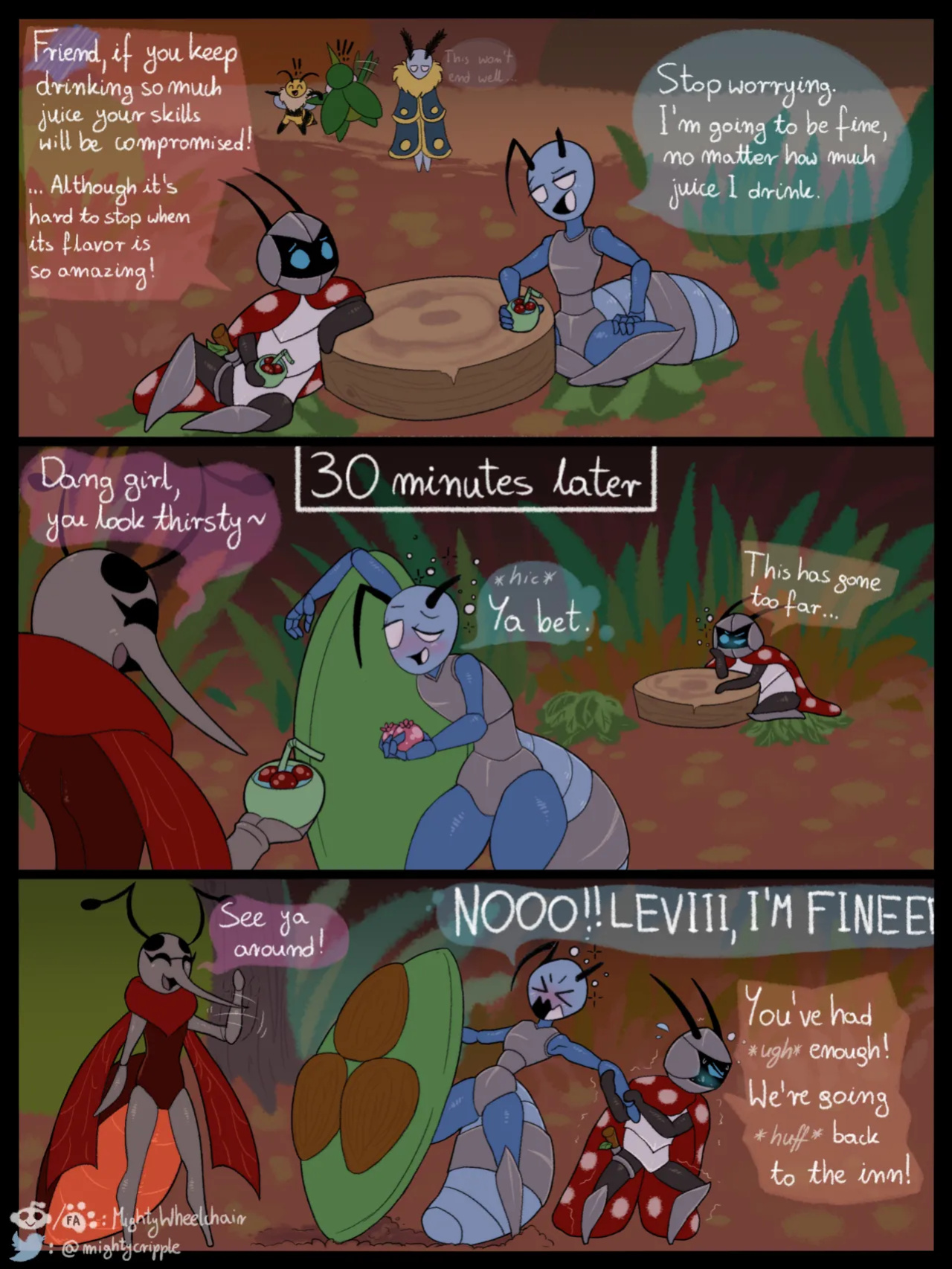 [MightyWheelchair] Too Much Berry Juice (Completed)
