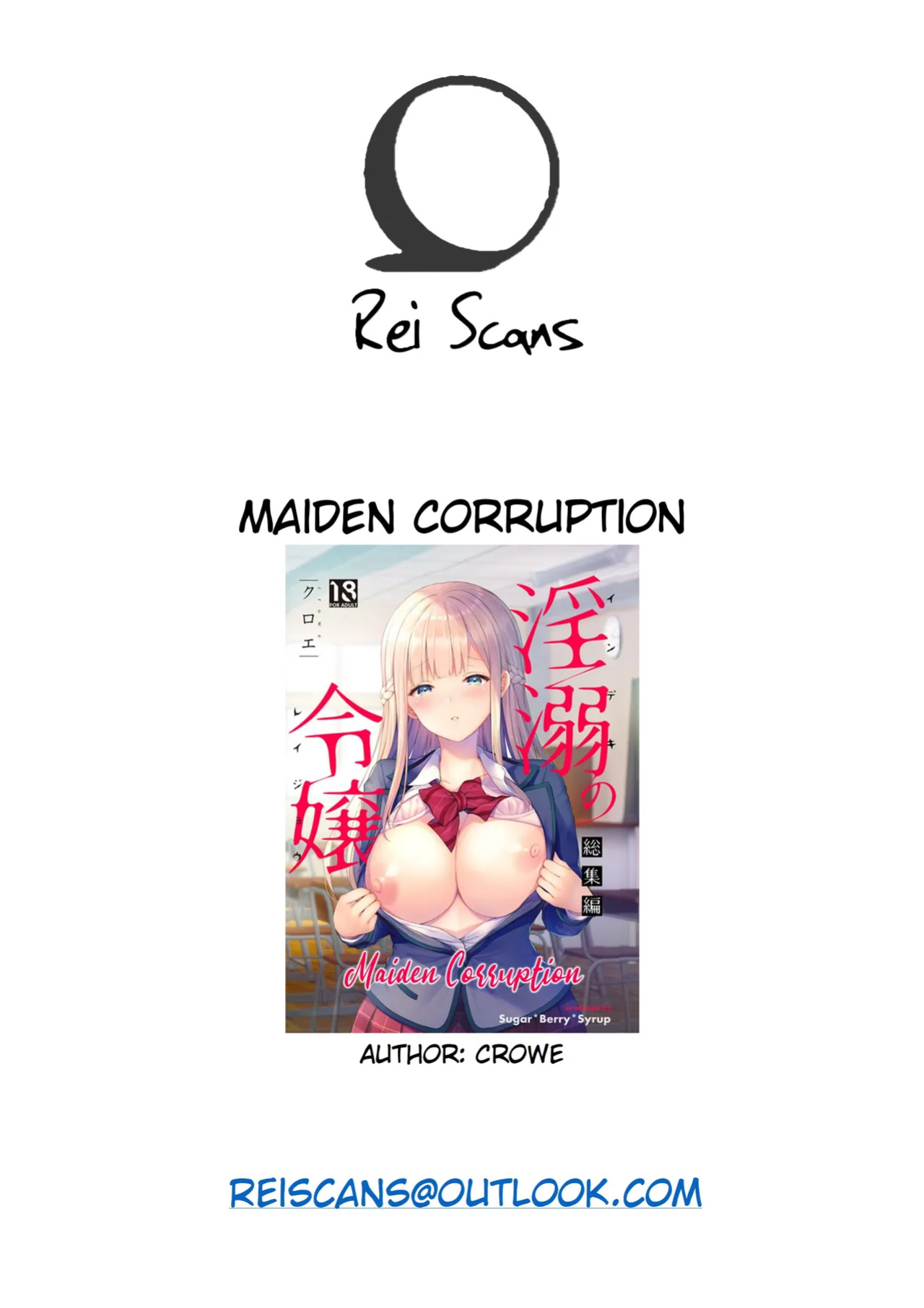 [Sugar＊Berry＊Syrup (クロエ)] Maiden Corruption Vol 1 - 8 + Extras [Rei Scans]