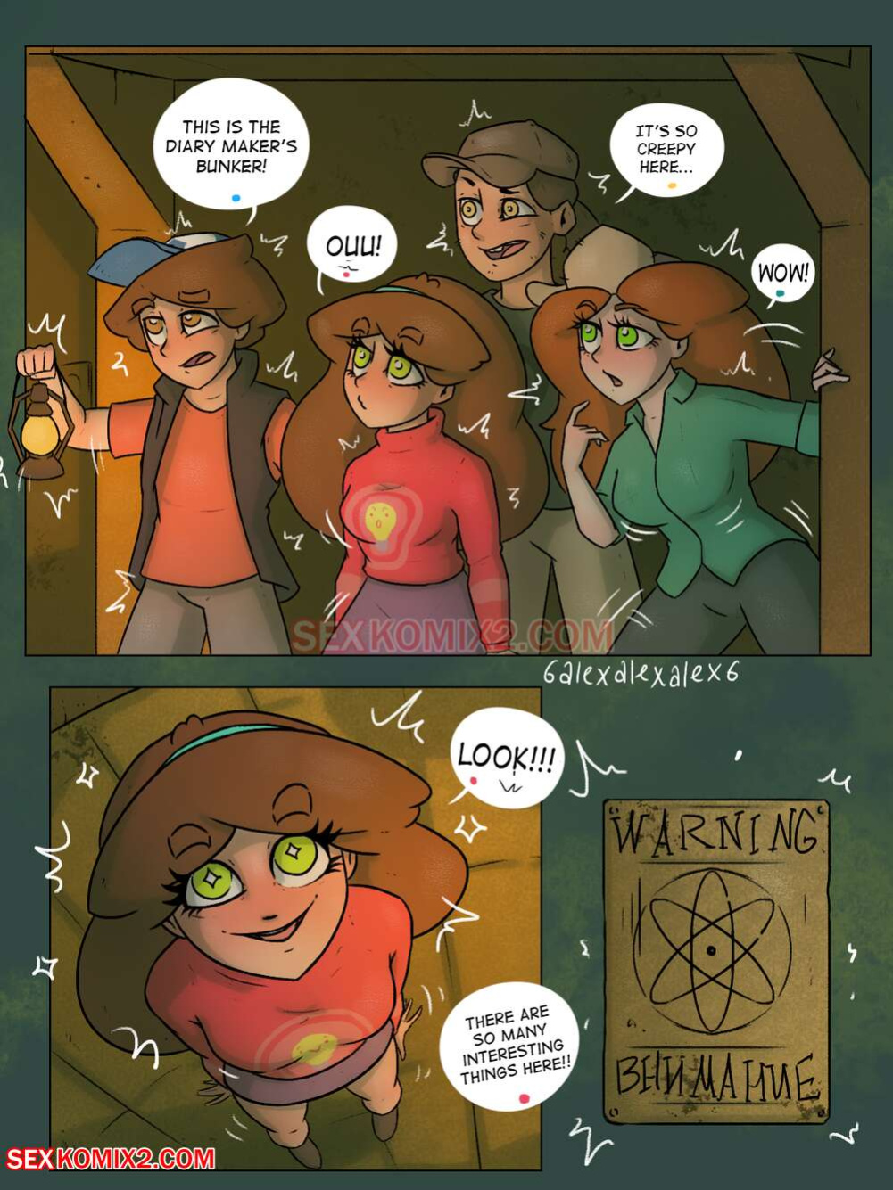[SexKomix, 6alexalexalex6] Love Triangle (Gravity Falls)